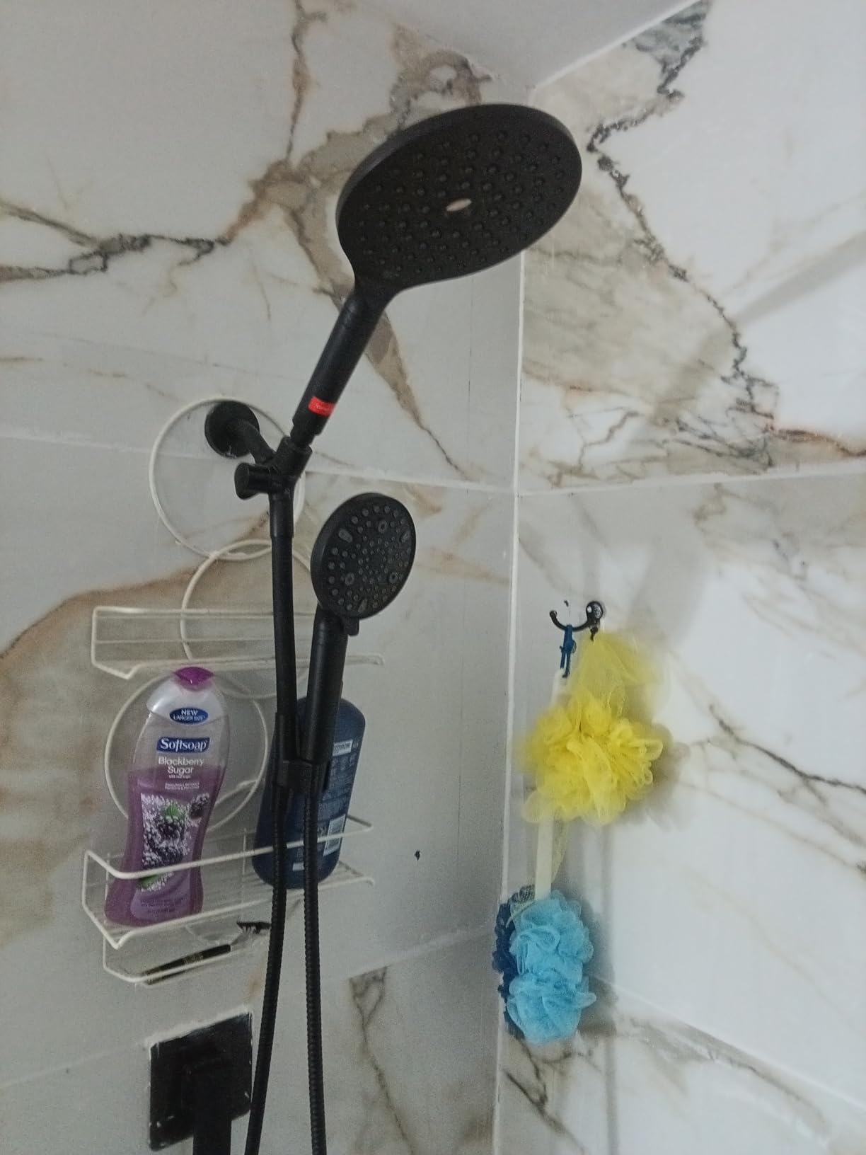 Dual Filtered Handheld Shower Heads Combo, HOPOPRO 15-Mode High Pressure Rainfall Showerheads Combo Set with Filter, for Hard Water, Removes Chlorine, Improves Skin Hair Condition, Modern Chrome customer photo 2