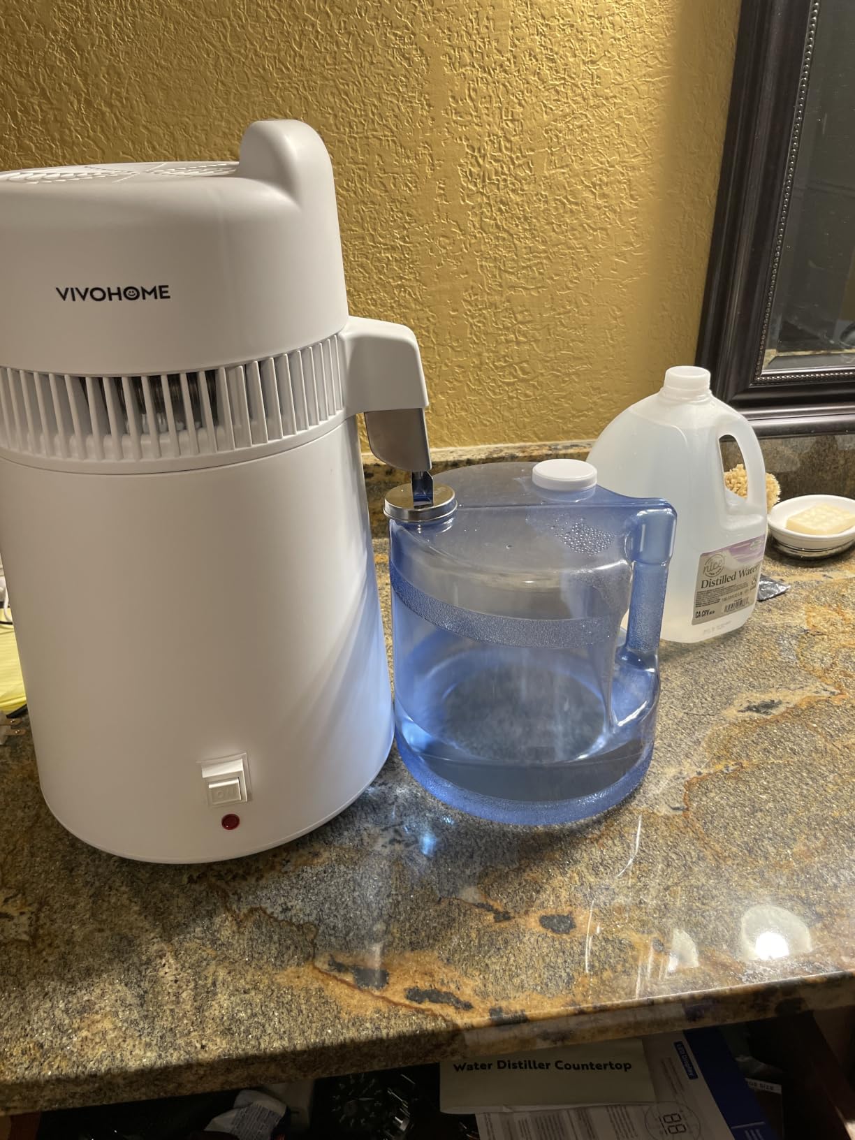 VIVOHOME 1.6 Gallon/6L 900W Water Distiller Countertop | Distilled Water Machine with Smart Switch Purifier Filter for Home Office customer photo 2