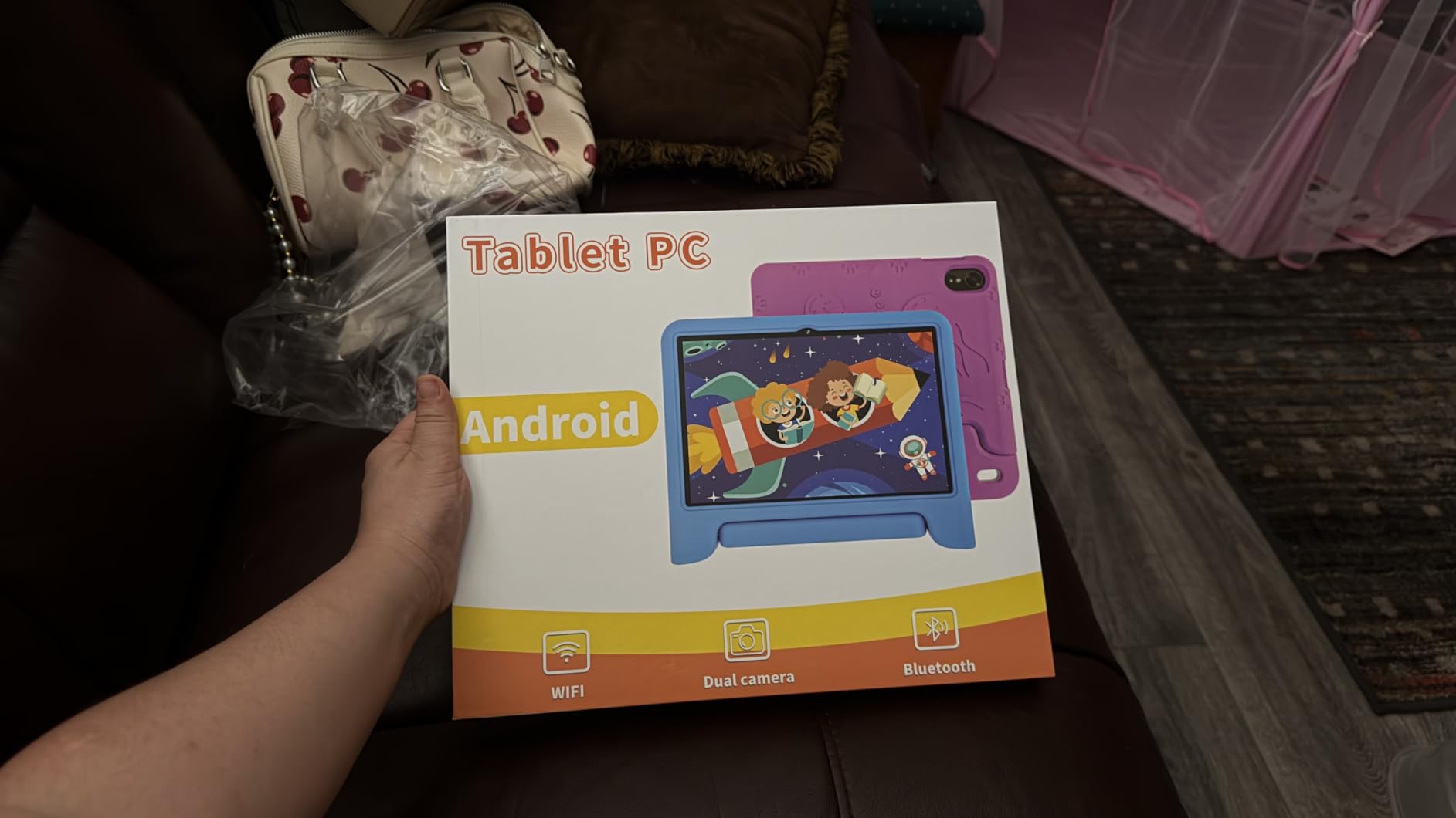 Android 15 Kids Tablet 10.1 Inch, Octa-Core Processor, Case Included, Pink | Built-in parental controls; Google Kid Space installed; 2.4G/5G dual-band WiFi; 21GB RAM 64GB ROM; For Ages 3+ Kids customer photo 2