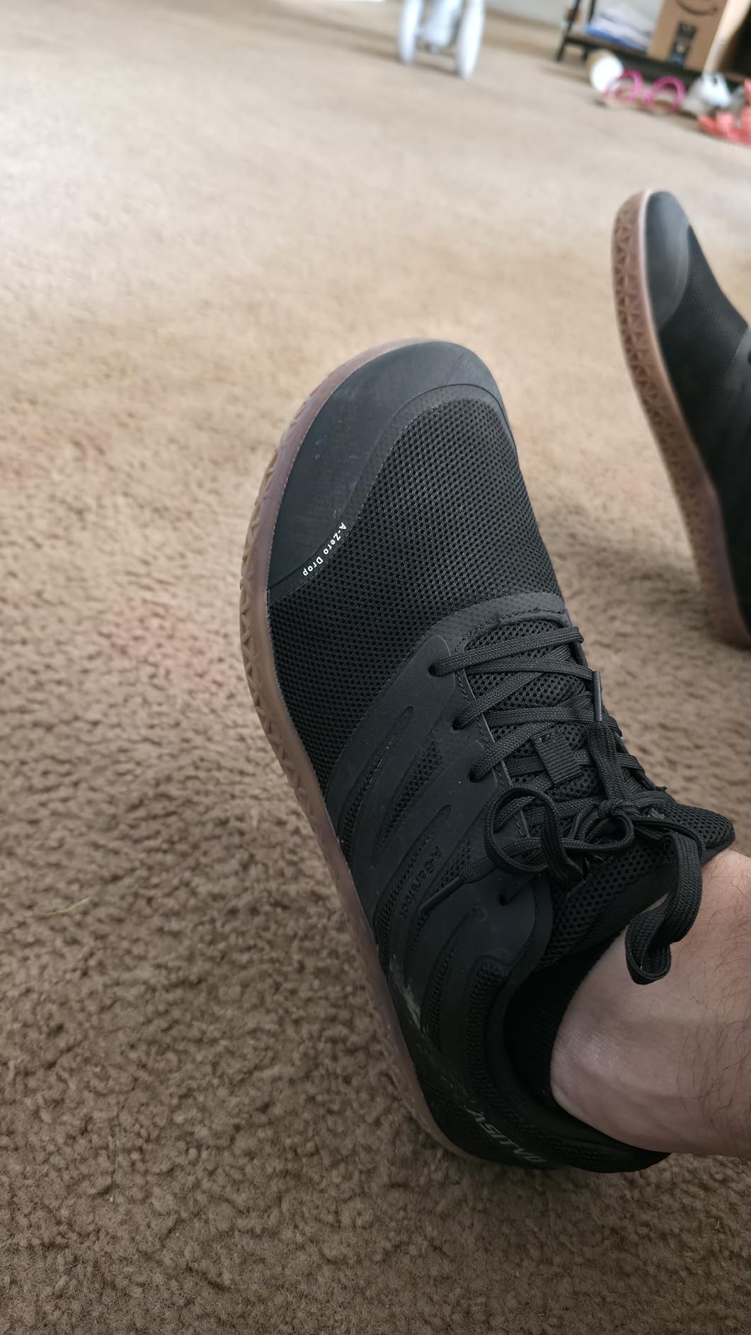 ASITVO Wide Men's Barefoot Zero Drop Sole Minimalist Sneakers Walking Shoes | Width Toe Box Cross Trainer Gym TPU Toe No-Sew Upper Grounding customer photo 1