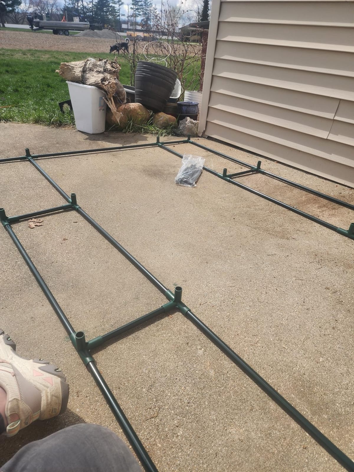 SPECILITE 56×56×78Inch Walk-in Greenhouse for Outdoors Garden Plant, Green | Thicken PE Cover, Steel Frame, Zipper Roller Door, Screen Side Window, Heavy Duty Small Plant House customer photo 2