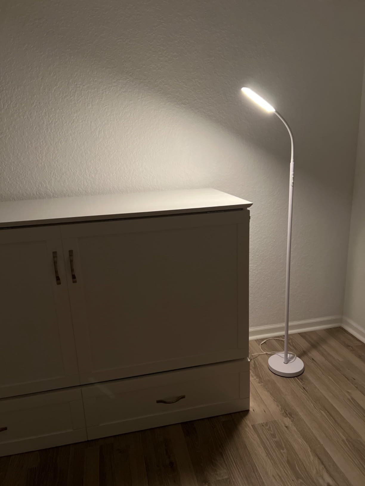 LanSuper 10000 Lux Light Therapy Happy Lamp, UV-Free Sunlight Floor Lamp | Full Spectrum, Remote & Button Control, 10 Color Temperature, 6 Brightness, Timer, 360 Degree Adjustable Curved Neck, Memory Function customer photo 1