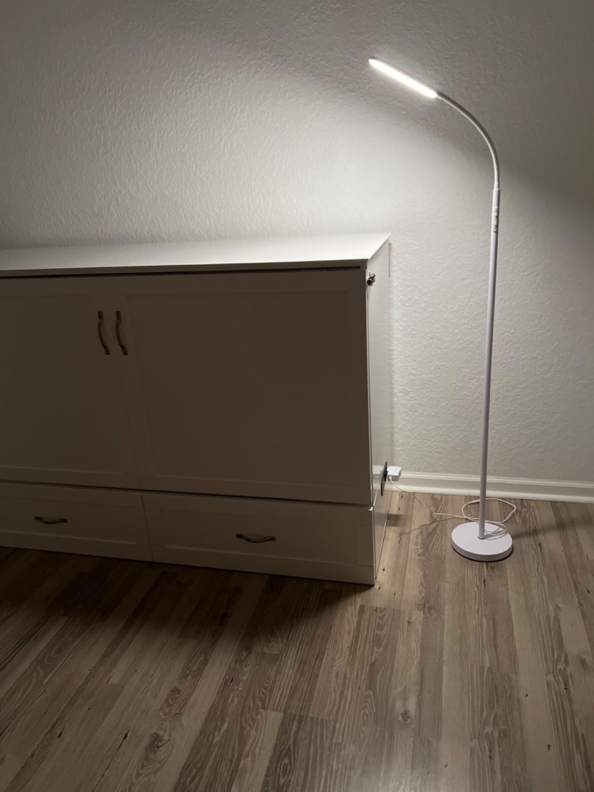 LanSuper 10000 Lux Light Therapy Happy Lamp, UV-Free Sunlight Floor Lamp | Full Spectrum, Remote & Button Control, 10 Color Temperature, 6 Brightness, Timer, 360 Degree Adjustable Curved Neck, Memory Function customer photo 2