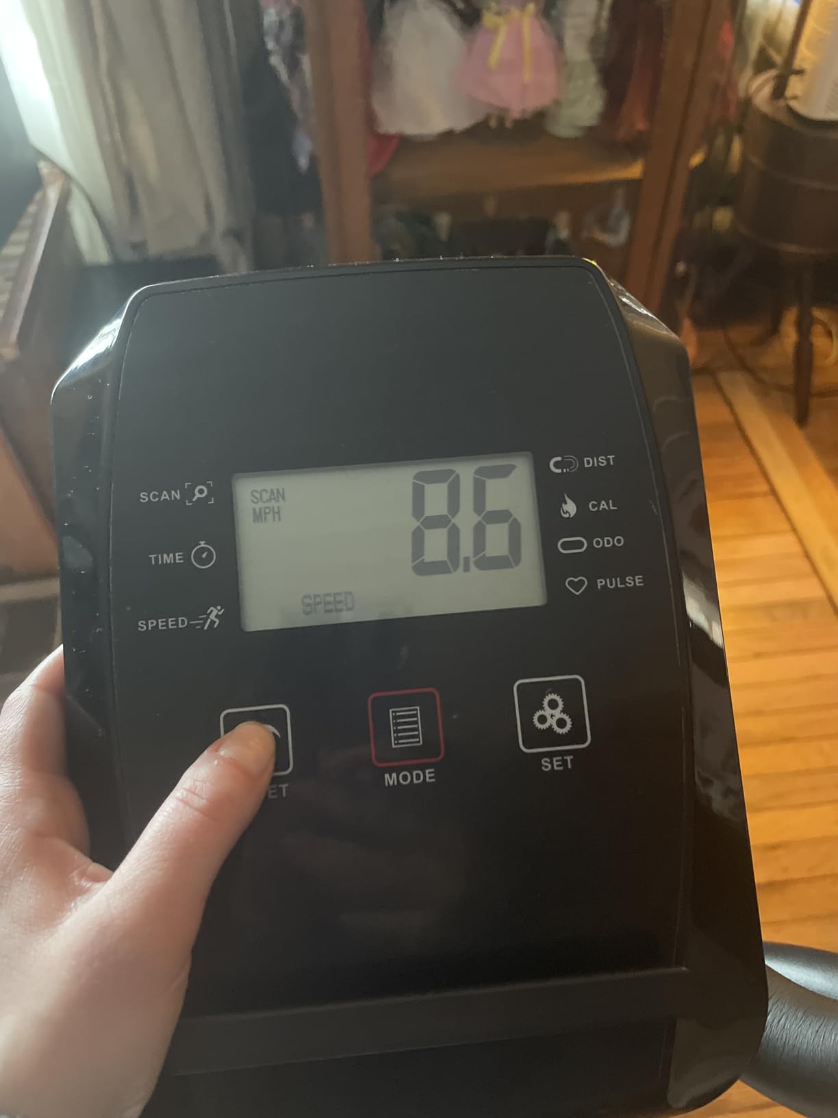 pooboo Elliptical Machine, Elliptical Exercise Machine with 16-Level Resistance & Quiet Magnetic Driving System, Elliptical Machine for Home with LCD Monitor, 15.5-17IN Stride, 350LBS Weight Capacity customer photo 1