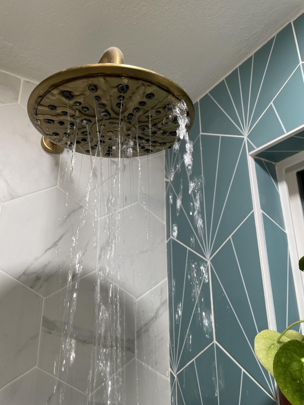 Gabrylly Thermostatic Shower Faucet Set, All Metal Shower System with Anti Scald Shower Valve, High Pressure 10