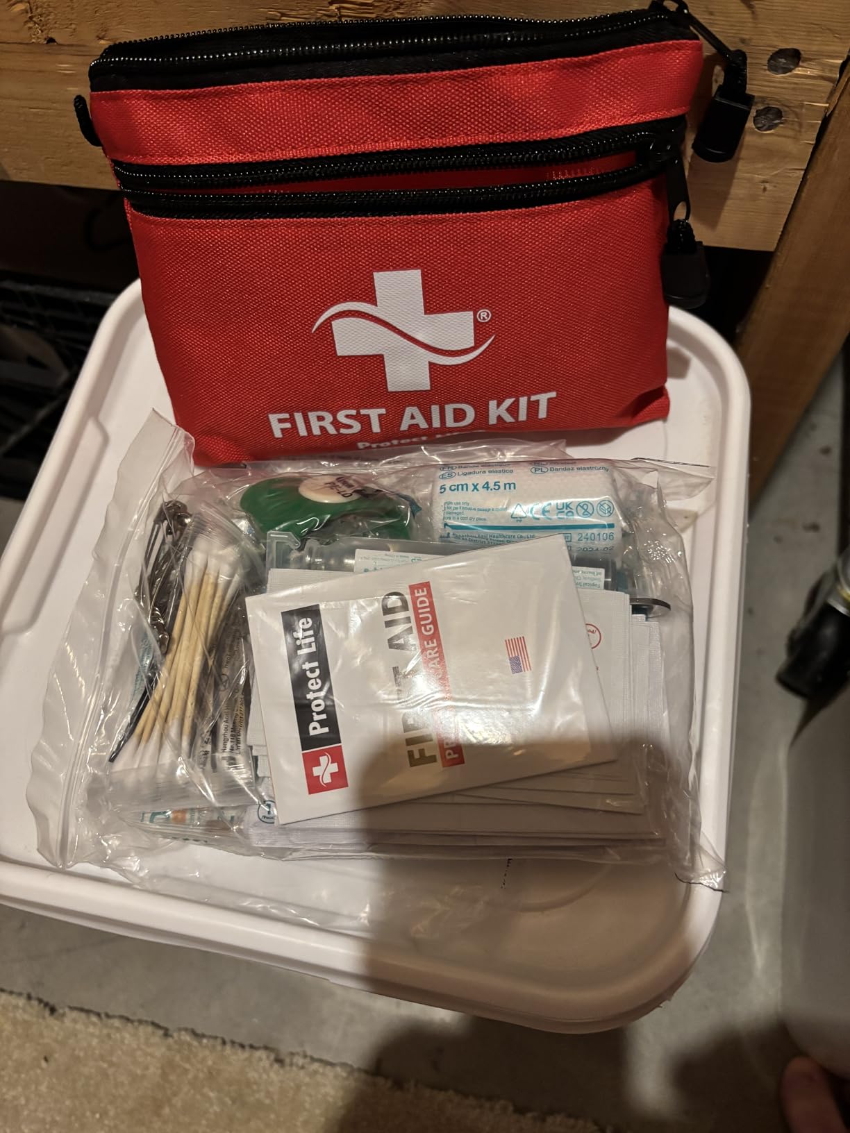 Protect Life First Aid Kit for Home & Business, 250 Pcs | Emergency Medical Kit for Camping & Hiking customer photo 2