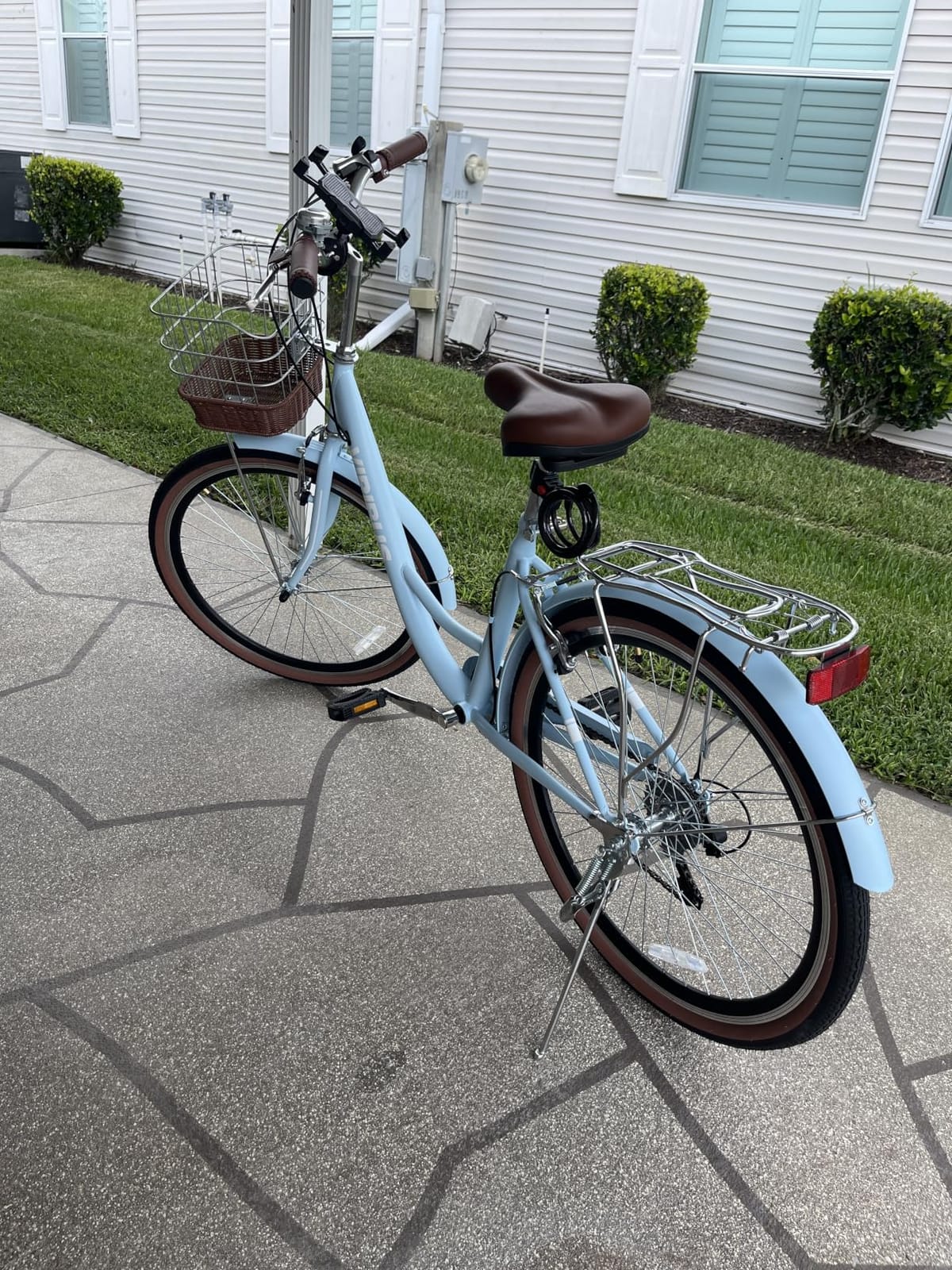 VIRIBUS Womens Bike, 26 inch 7 Speed Beach Cruiser Bike for Adults customer photo 1