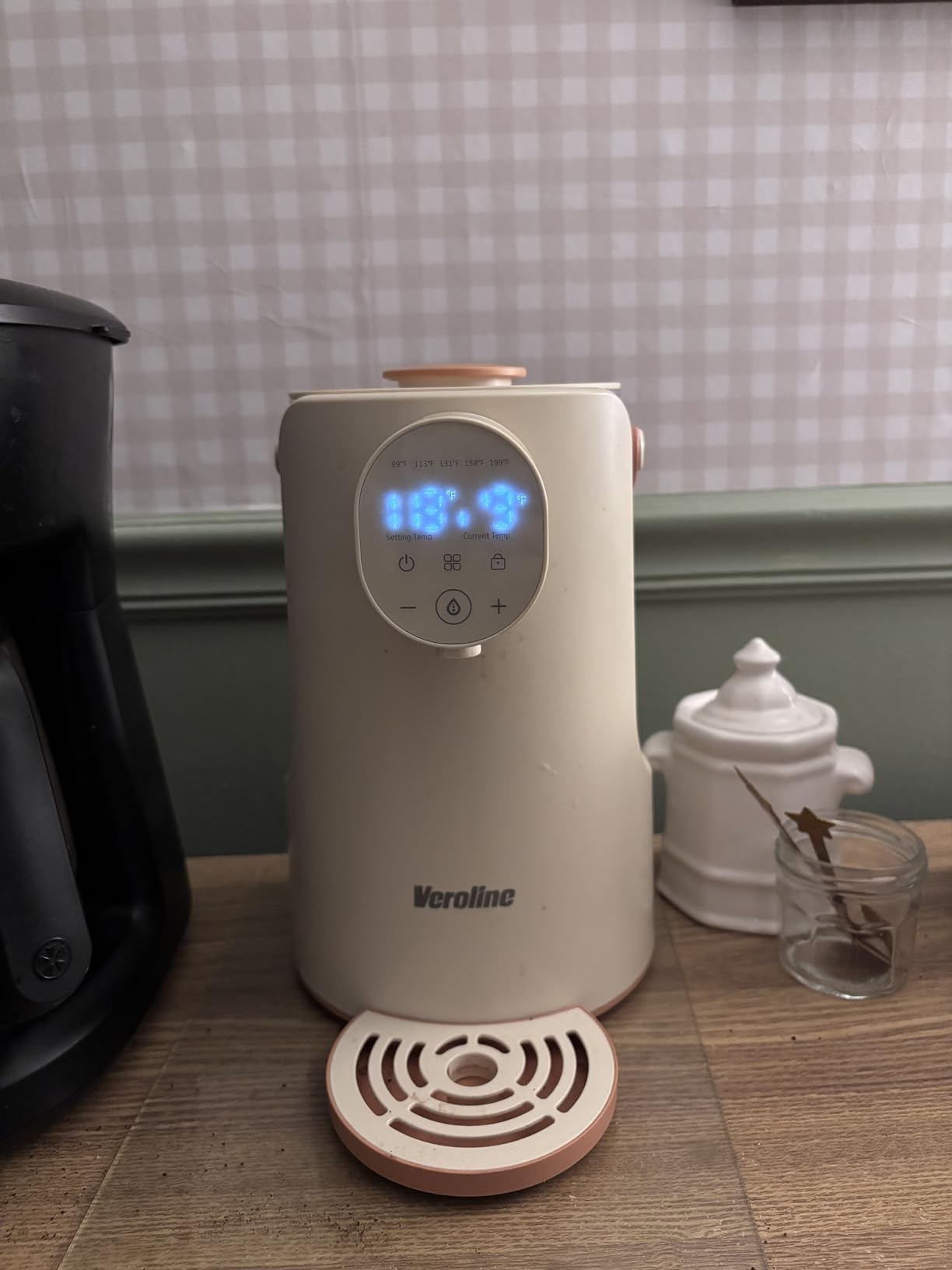 2L Baby Formula Dispenser, Baby Bottle Warmer with Night Light | Detachable Glass Tank, 5 Temperature Control, 7x24H Keep Warm, Instant Water Warmer for All Baby Bottles customer photo 1