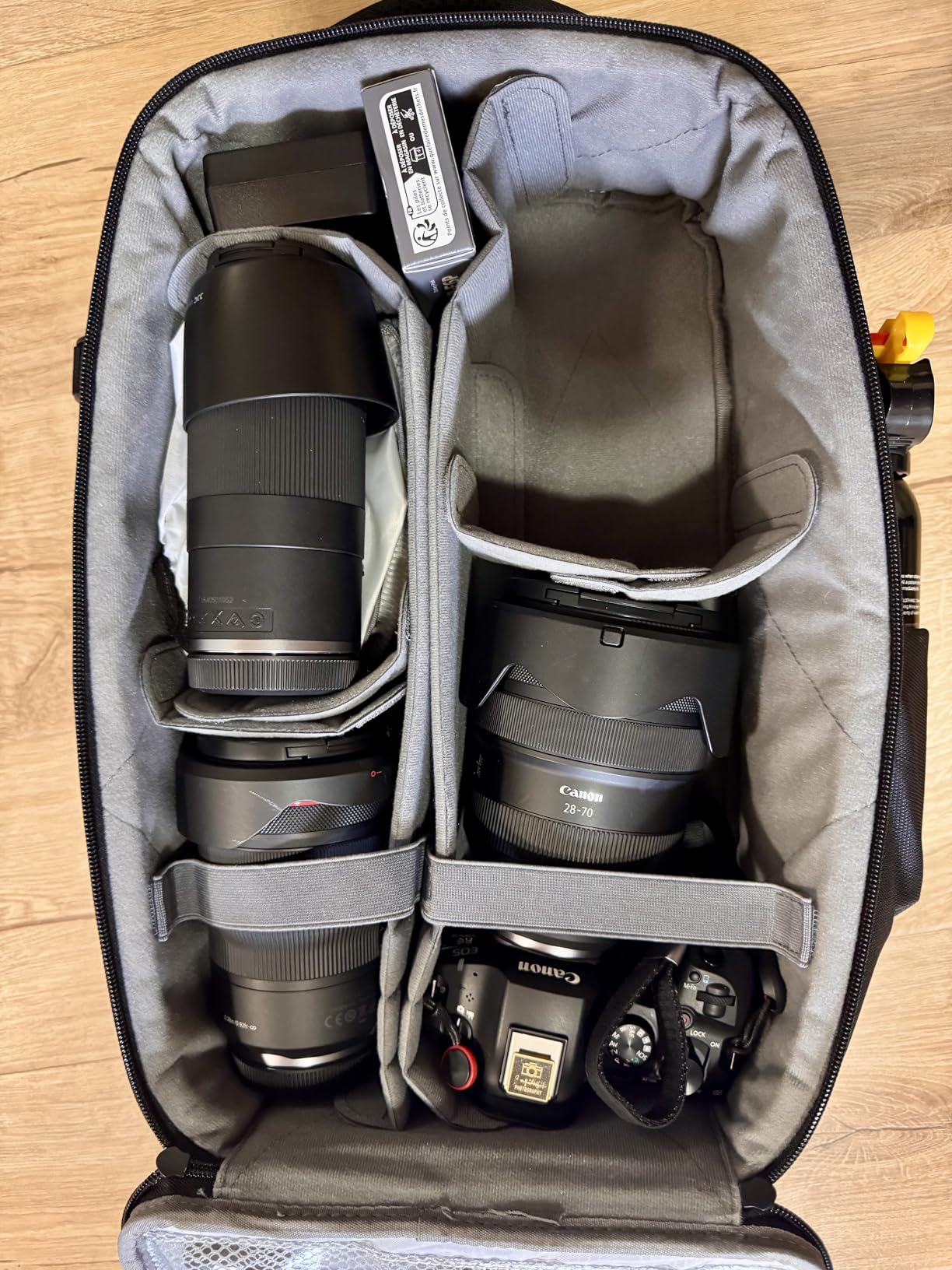 K&F CONCEPT Camera Backpack, Hardshell Photography DSLR Camera Bag, 15-15.6 Inch Laptop Compartment, Waterproof, Hard Shell Camera Case, Compatible with Canon/Nikon/Sony/DJI Mavic Drone, B07 customer photo 1