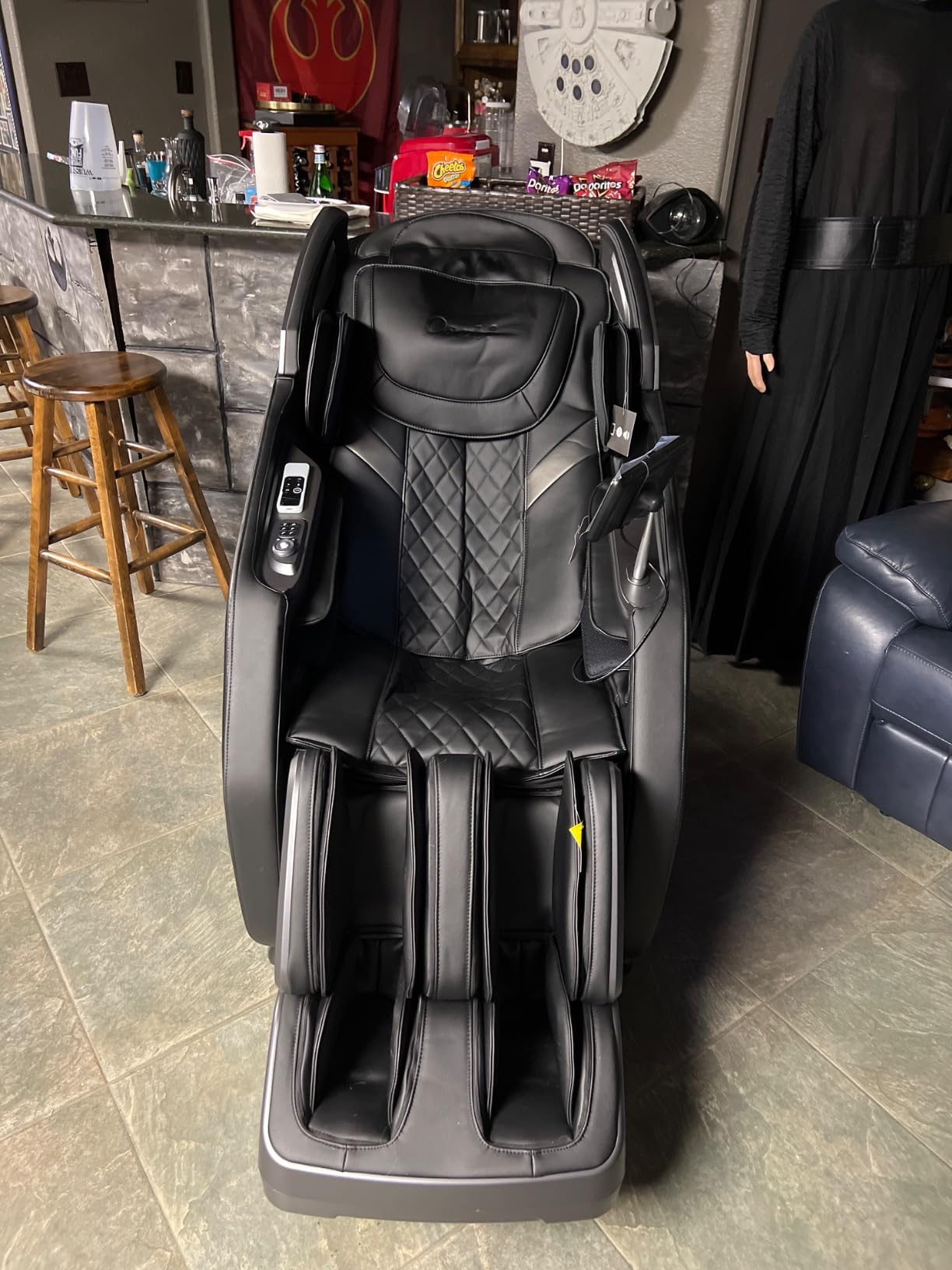 OS-3D Champ II | Brown Full Body Massage Chair | 3D SL-Track Massage | Zero Gravity | Lumbar Heating | Touchscreen Controller | Auto Body Scan | Bluetooth Speaker customer photo 1
