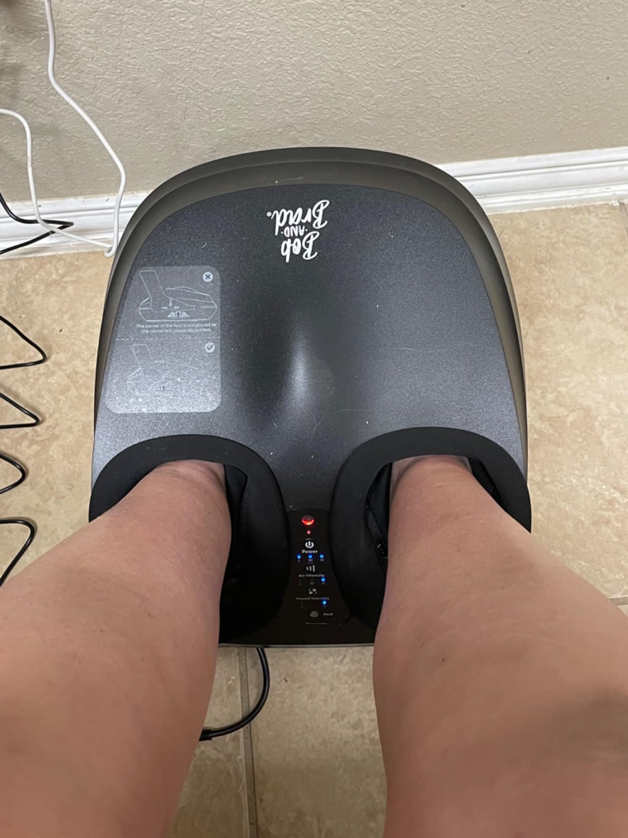 BOB AND BRAD Foot Massager Machine with Heat, FSA Eligible customer photo 1