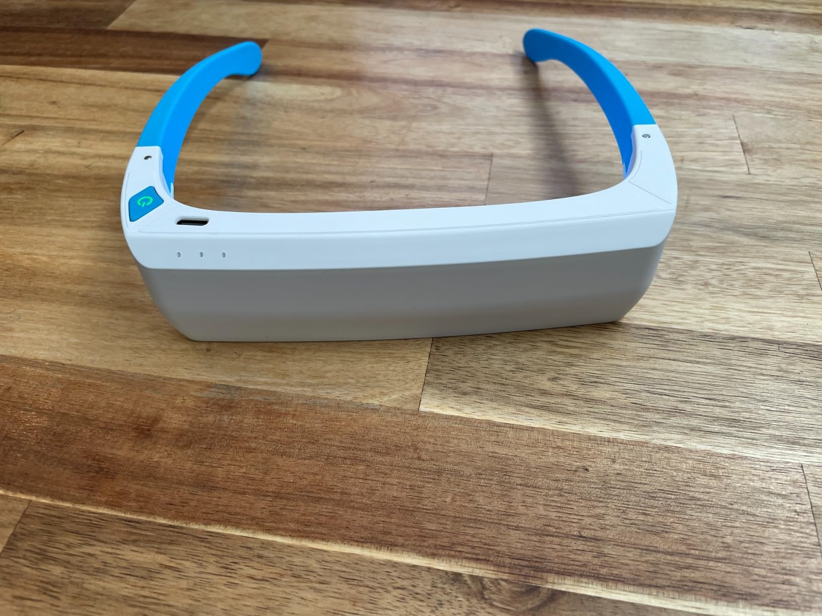 Red & Blue Light Therapy Glasses for Eye Comfort & Daily Wellness | 670nm Red Light, Circadian Rhythm Support, Rechargeable Design, Lightweight Wear, Portable Use customer photo 2