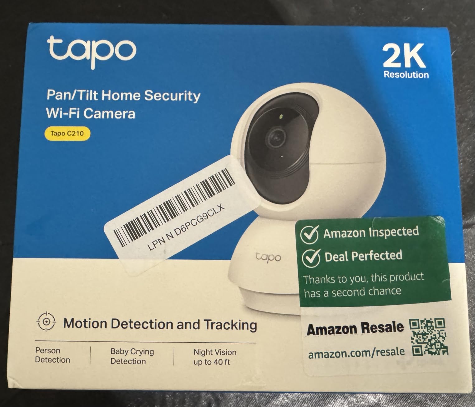 Tapo 2K Pan Tilt Security Camera for Baby Monitor, Dog Camera, C211(2-Pack) | Motion Detection, 2-Way Audio Siren, Night Vision, Cloud & SD Card Storage, Works with Alexa & Google Home, Black customer photo 2