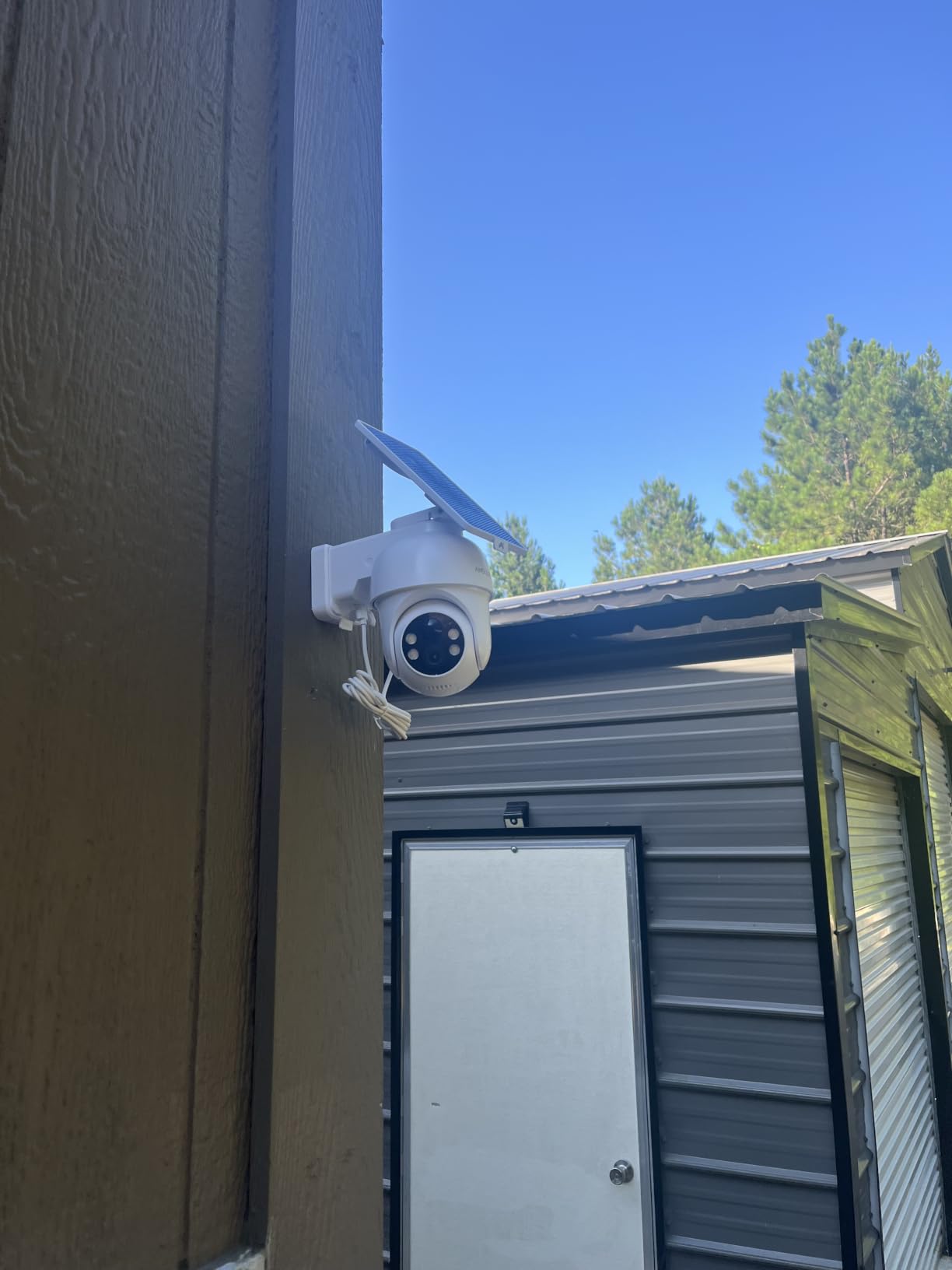 ANSQUE Security Cameras Wireless Outdoor Home System, 4 Camera Kit, No Subscription Fees, Solar Powered, Local Storage, 365-Day Battery Life, 360°PTZ Surveillance, Auto Tracking, 2K Color Night Vision customer photo 2