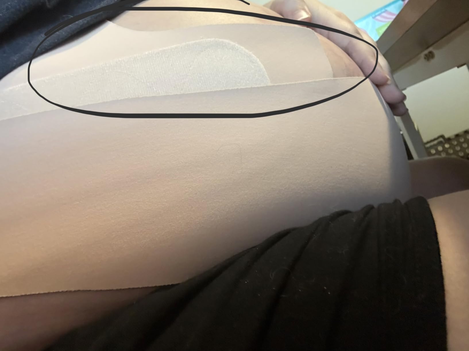 Momcozy Pregnancy Belly Band, CozySupport Ergonest Maternity Belly Band, Invisible Pregnancy Belt for Back, Abdomen, Waist customer photo 1