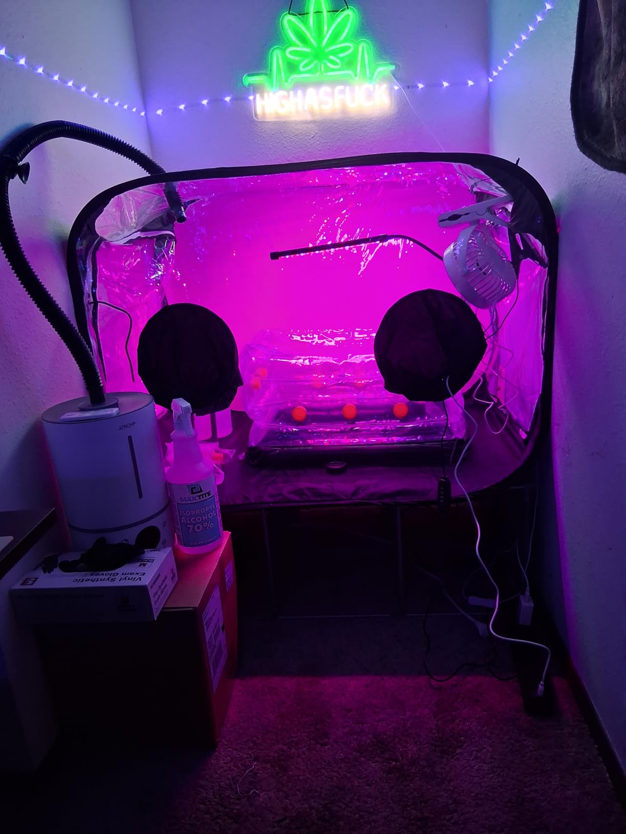 Salcod Large Still Air Box Mushroom Grow Tent, 38