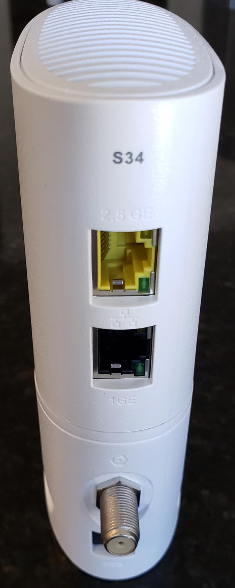 Arris Surfboard S34 DOCSIS 3.1 Multi-Gig Cable Modem | 2.5Gbps + 1Gbps Ethernet Ports | Compatible with Xfinity, Cox, Spectrum | Next Gen Upstream | Modem Only, Router Required customer photo 1