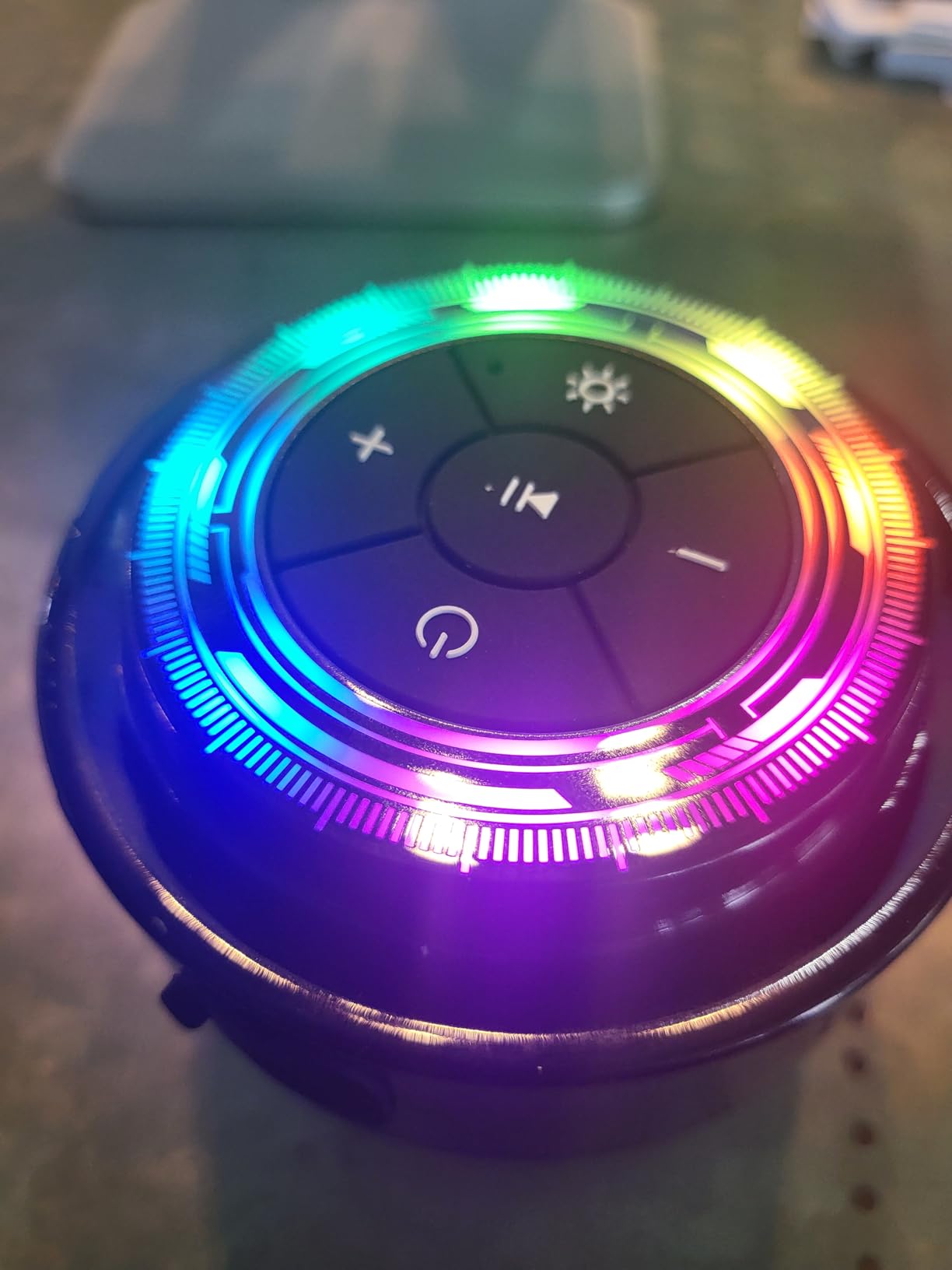 XLEADER Pro Shower Speaker (Upgraded) Certified IPX7 Waterproof Bluetooth Speaker, 8W Crystal Sound & Rich Bass, 15H Playtime, with Suction Cup, Silicone Lanyard, Ideal Gifts, SoundAngel Mate (2 Gen) customer photo 1