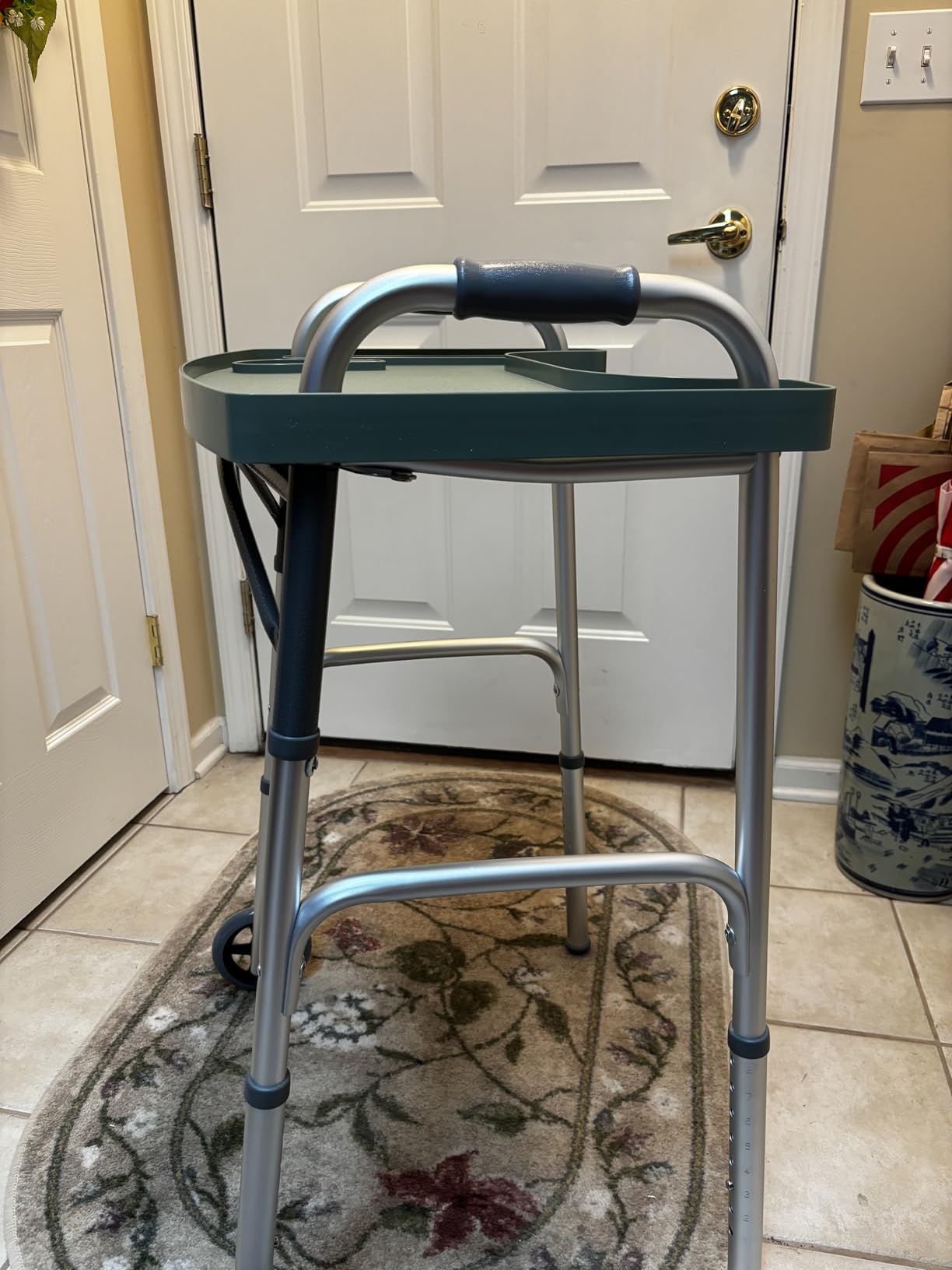 Sigo Green Walker Tray for Rolling Folding Walker with Cup Holder customer photo 1