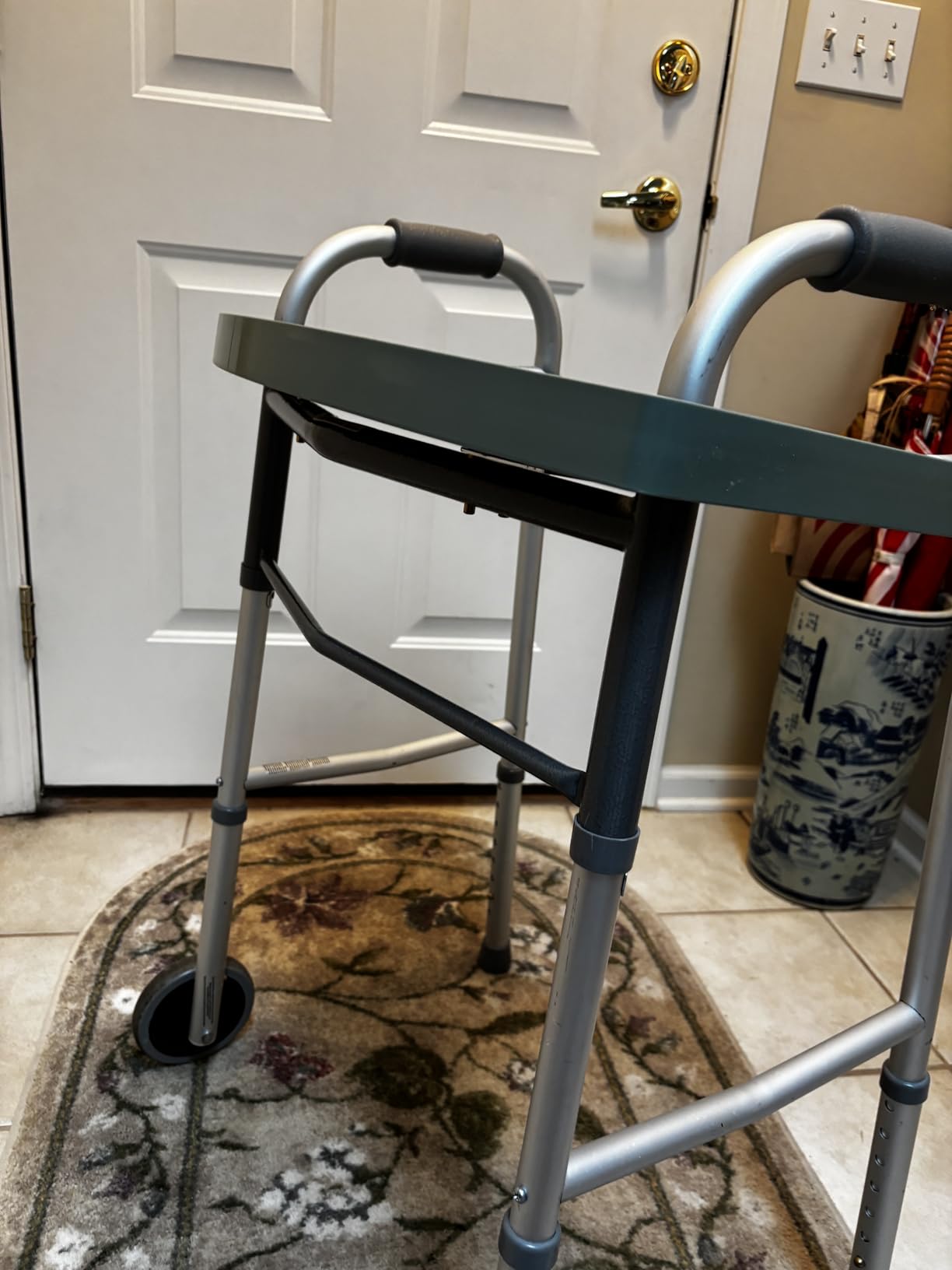 Sigo Green Walker Tray for Rolling Folding Walker with Cup Holder customer photo 2