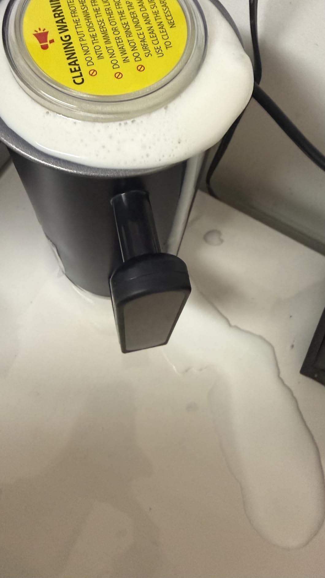 SIMPLETASTE Milk Frother, 4-in-1 Electric Automatic Milk Steamer - Warm and Cold Foam Maker and Milk Warmer for Latte, Cappuccino, Macchiato, Hot Chocolate customer photo 2