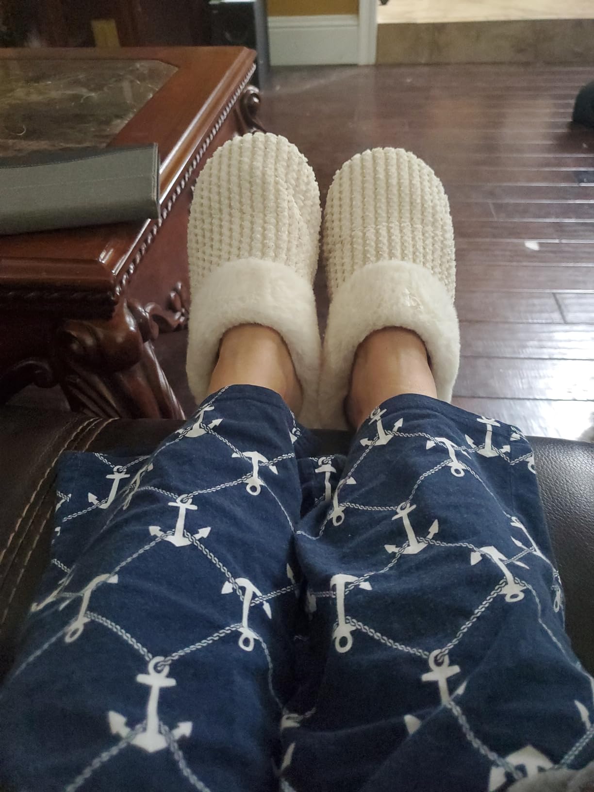Women's Slippers Comfort Memory Foam House Slippers Plush Lining Bedroom Shoes for Indoor & Outdoor customer photo 1