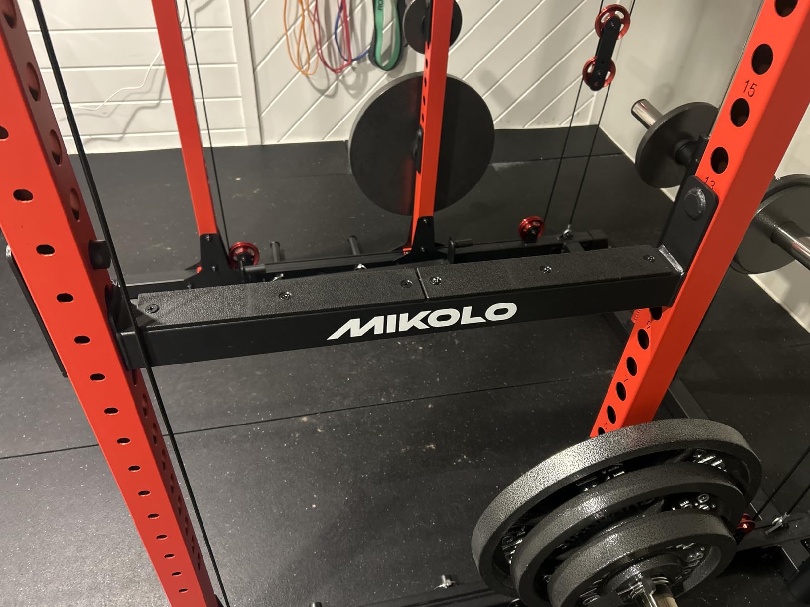 Mikolo K6 2.0 Power Cage, Power Rack with Cable Crossover System, 2000LBS Squat Rack with LAT Pull Down System, Functional Trainer with Aluminum Pulley System for Home Gym customer photo 1