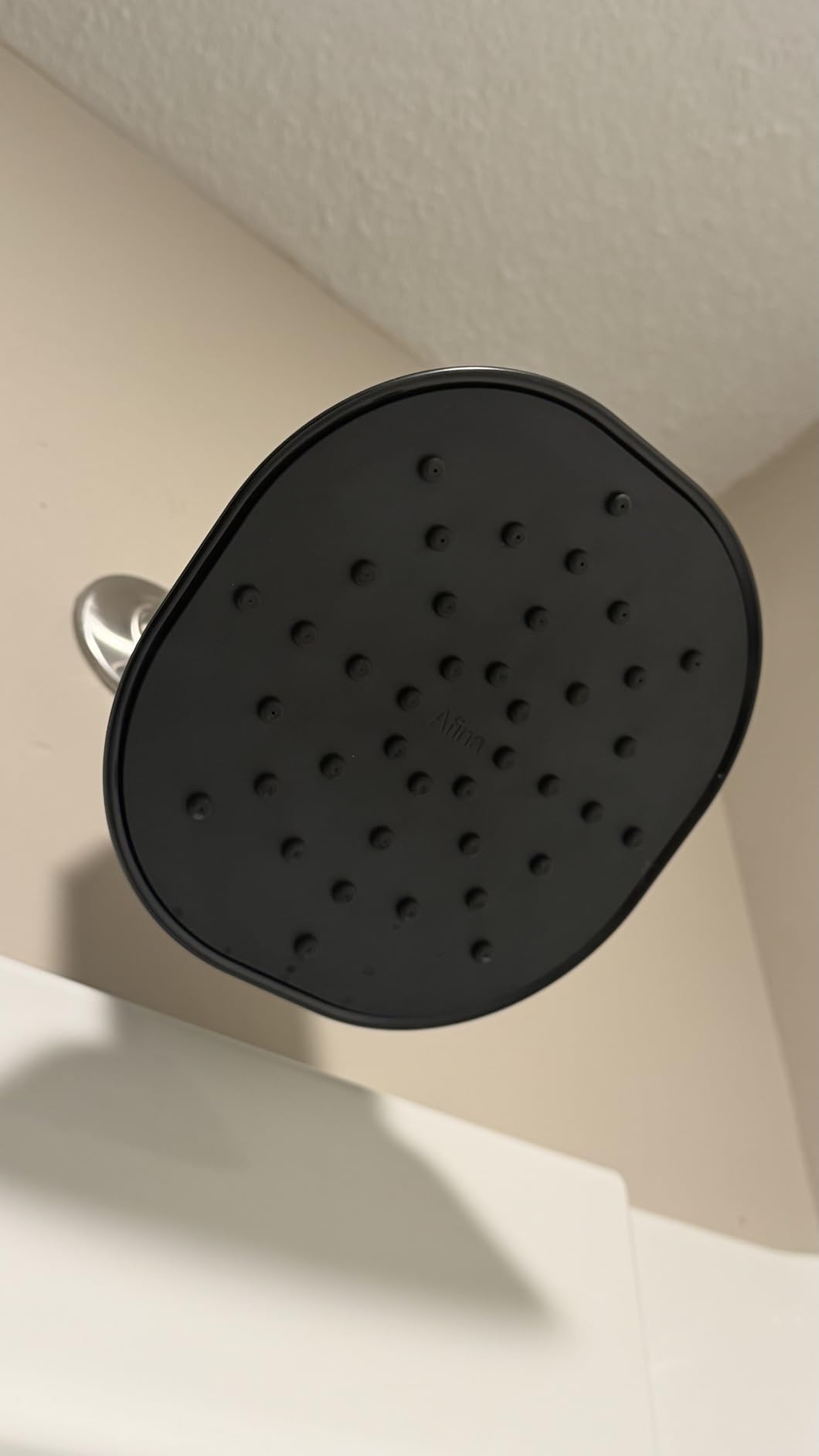 Afina Filtered Shower Head, High Pressure Rainfall (Matte Black) | KDF-55 Shower Filter & Water Filter Showerhead for Hard Water, Reduces Chlorine for Softer Skin & Hair customer photo 2
