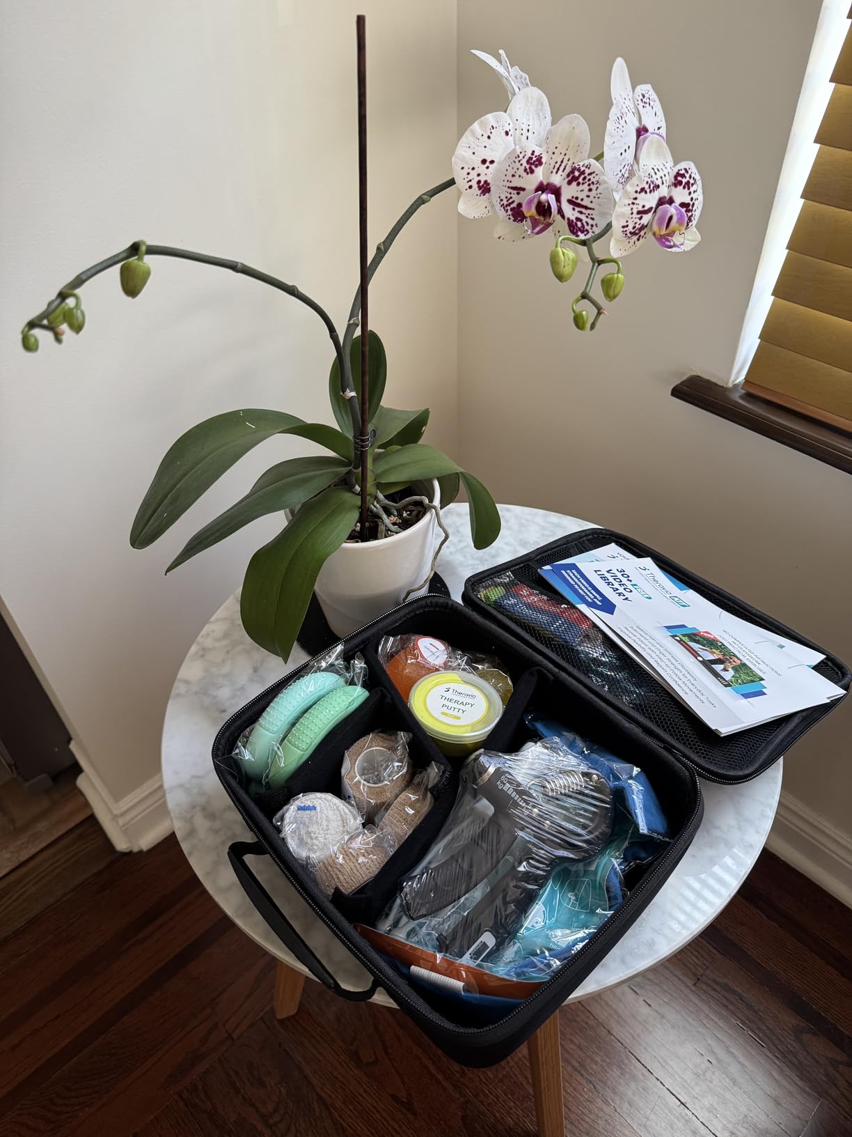 Hand Therapy Equipment for Rehabilitation and Recovery - Hand Therapy Kit with Grip Strength Trainer, Finger Strengthener & Exercise Balls for Arthritis, Carpal Tunnel and Physical Therapy by Theravio customer photo 2