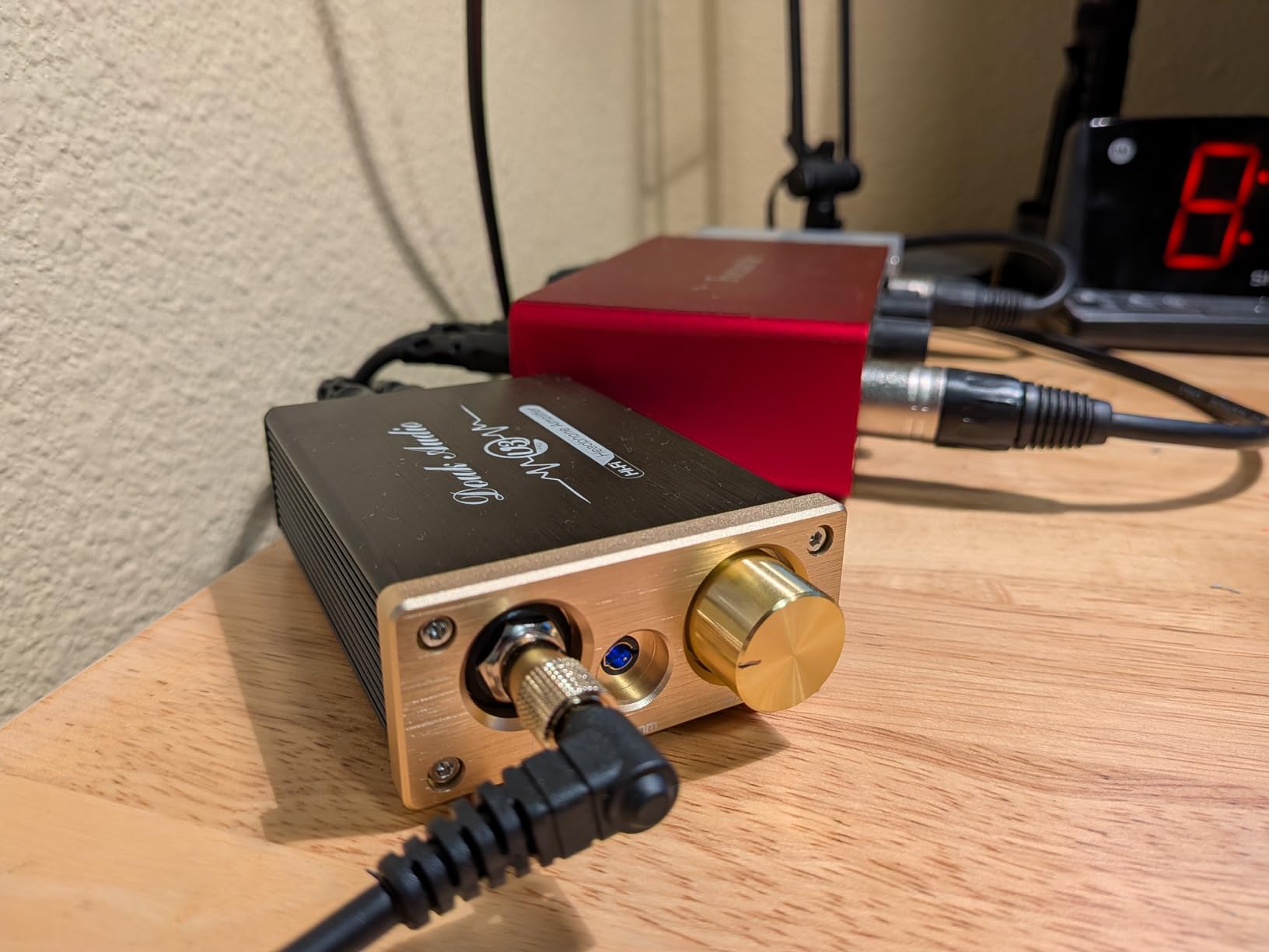Douk Audio U3 PRO HiFi Mini Class A Headphone Amplifier - High-Power Desktop Amp for 18-600Ω Headphones, 1500mW Output, 3.5mm & 6.35mm Jacks, DC 5V customer photo 2