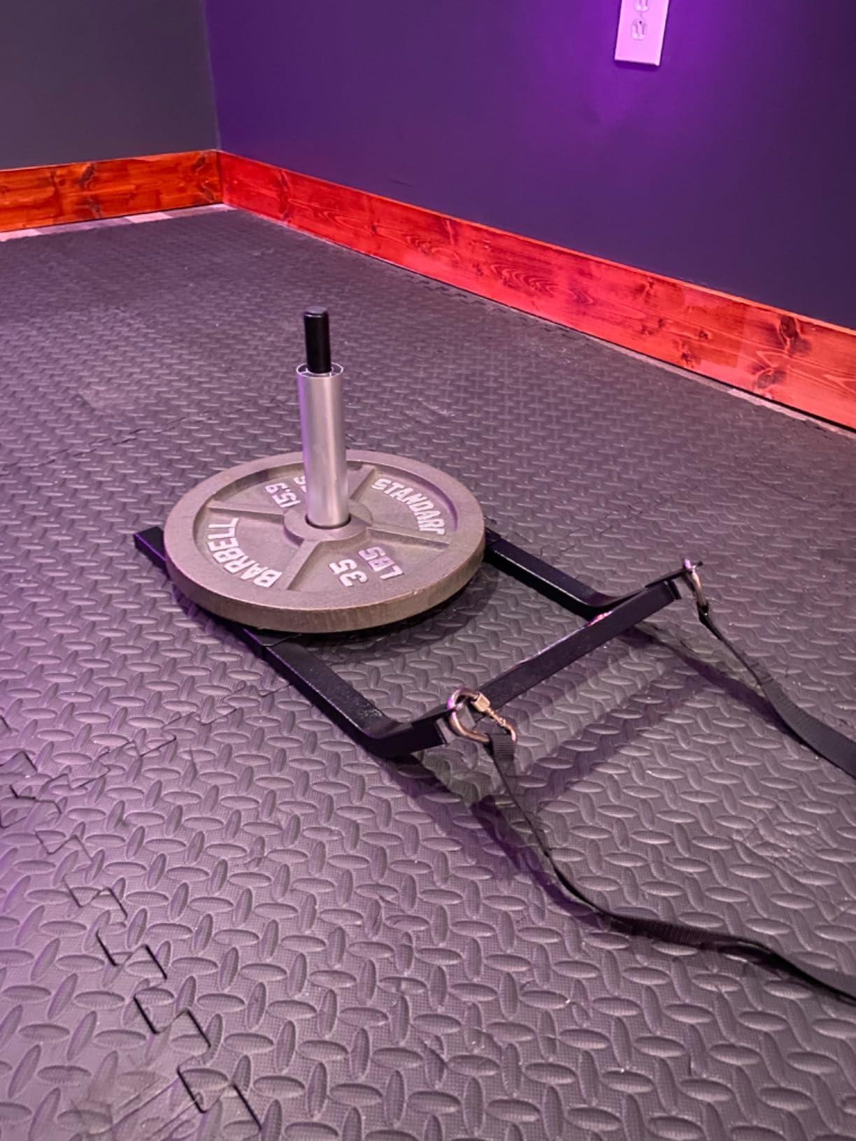 GanFindX Weight Sled, Workout Sled, Fitness Strength Training Sled for Athletic Exercise and Speed Improvement, Suitable for 1