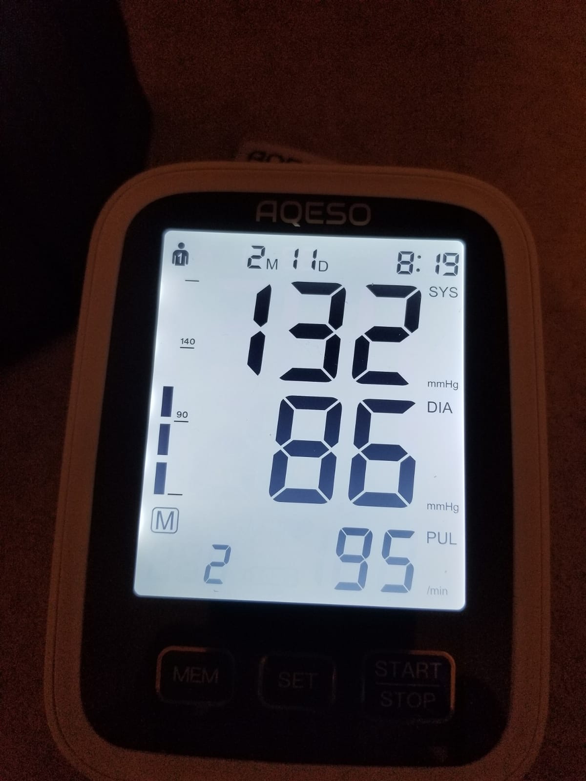 Blood Pressure Machine Upper Arm, 3 Size Cuffs, Small 7