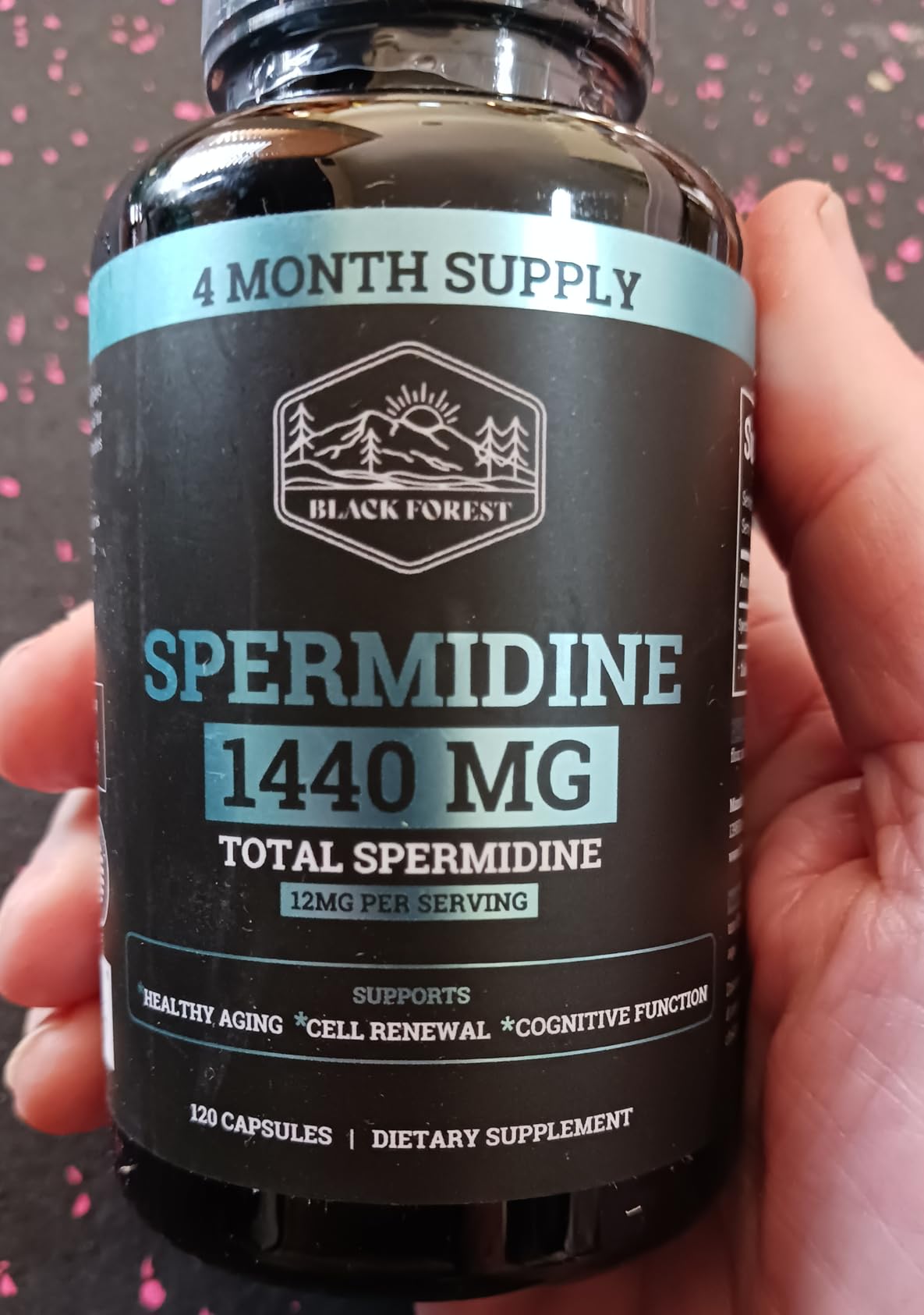 Black Forest Spermidine Supplement, 12mg per Serving - for Men and Women. | 1440mg Pure Spermidine, 4 Month Supply, 99% Purity, Advanced Formula to Support Cellular Health, Healthy Aging & Energy. customer photo 2