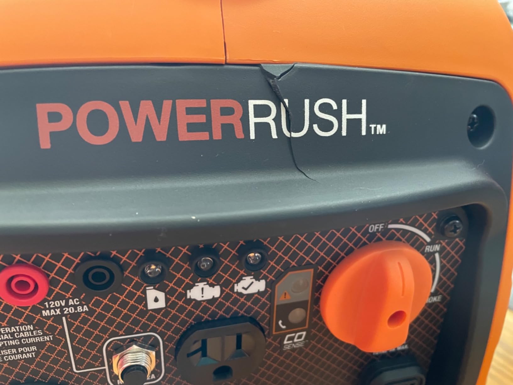 Generac 3,300 Watt Gas Powered Portable Inverter Generator, USB Charging, 2,500 Running Watts, Clean Stable Power, Lightweight, RV Ready, Home Backup, Camping, 49 State Compliant customer photo 2