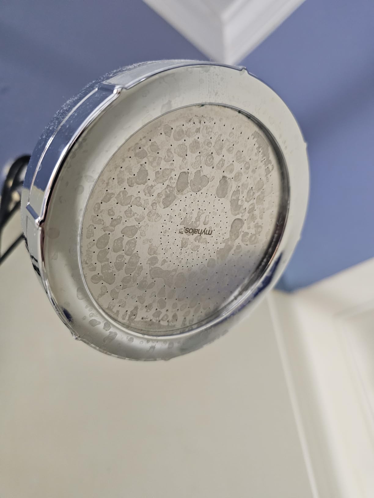 MyHalos Filtered Shower Head, Shower Head Filter for Hard Water (Chrome) | High Pressure, Removes Chlorine & Heavy Metals, Water Softener, Filter Shower Head customer photo 1