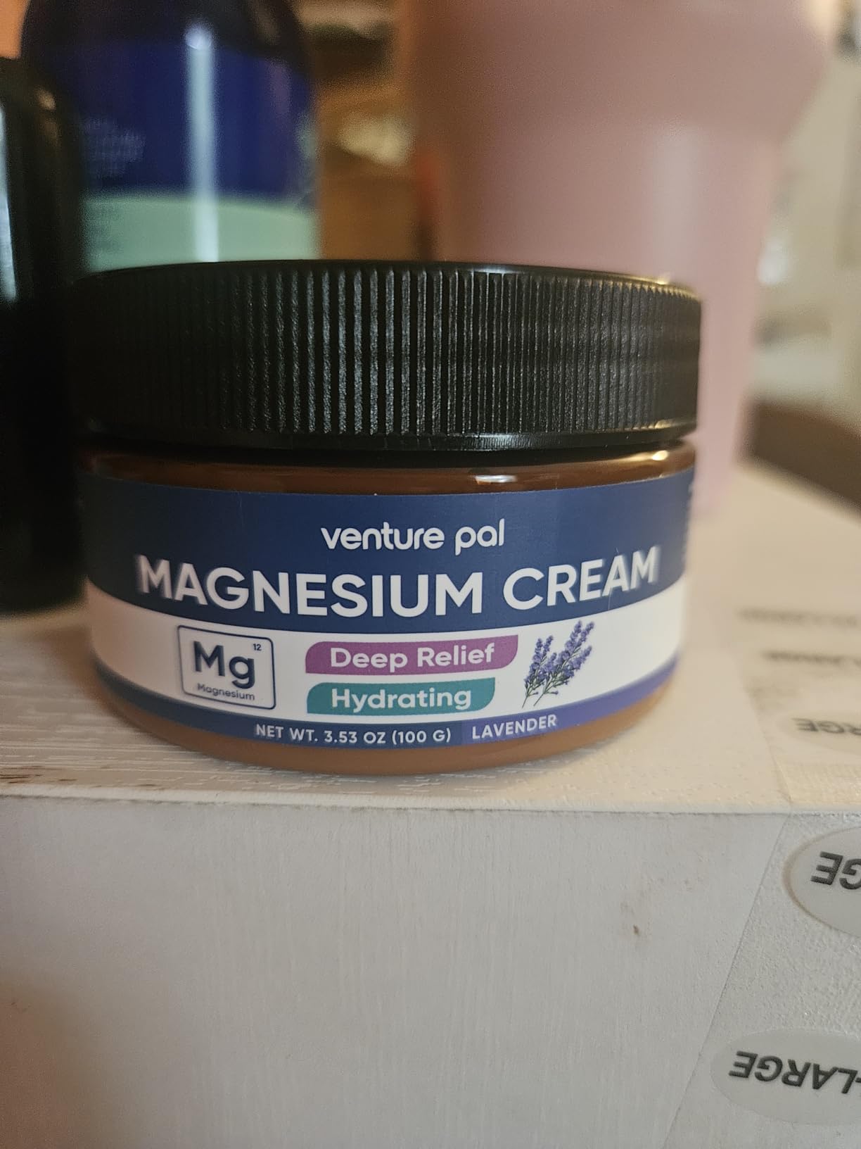 Venture Pal Topical Magnesium Cream, Highly Concentrated Magnesium Lotion | Fast-Absorbing Magnesium Moisturizing Cream with Coconut Oil, Shea Butter & Hyaluronic Acid; Suitable for Kids customer photo 2