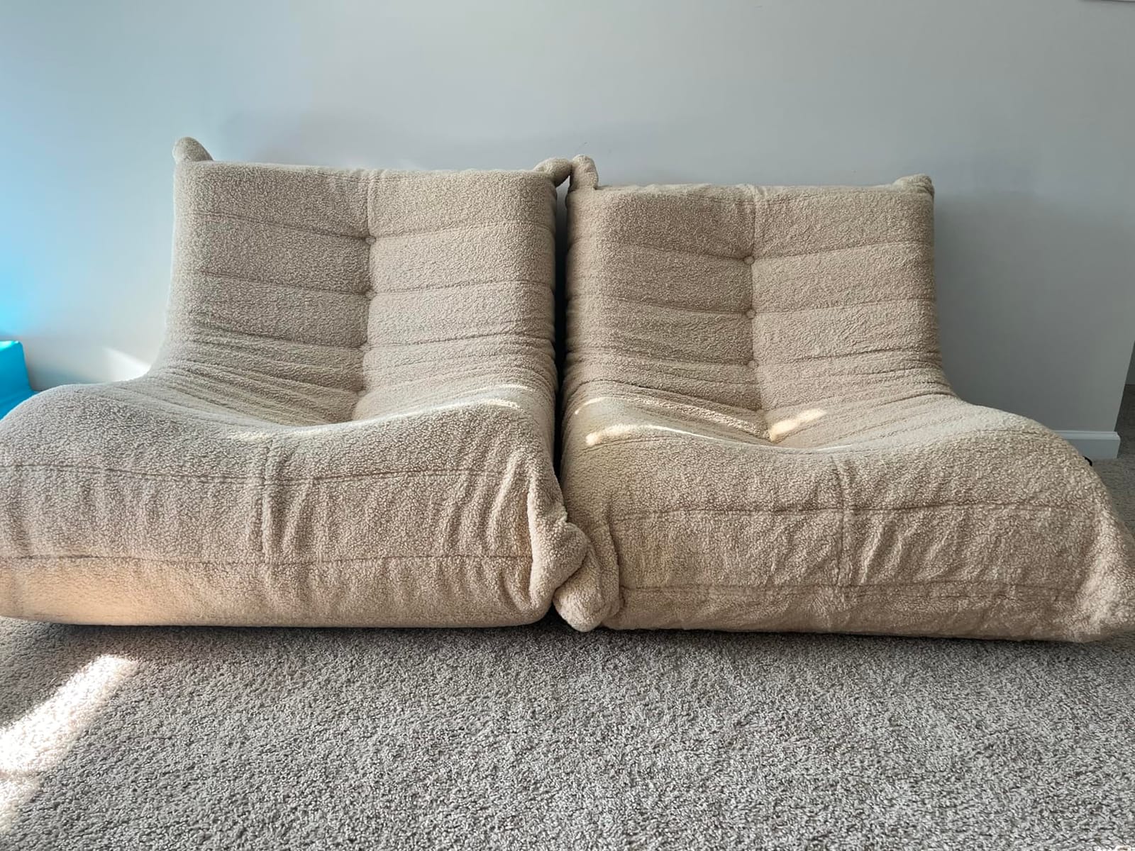 Hobestluk Large Bean Bag Chairs Sofa for Adults Giant BeanBag Couch Lounger customer photo 2