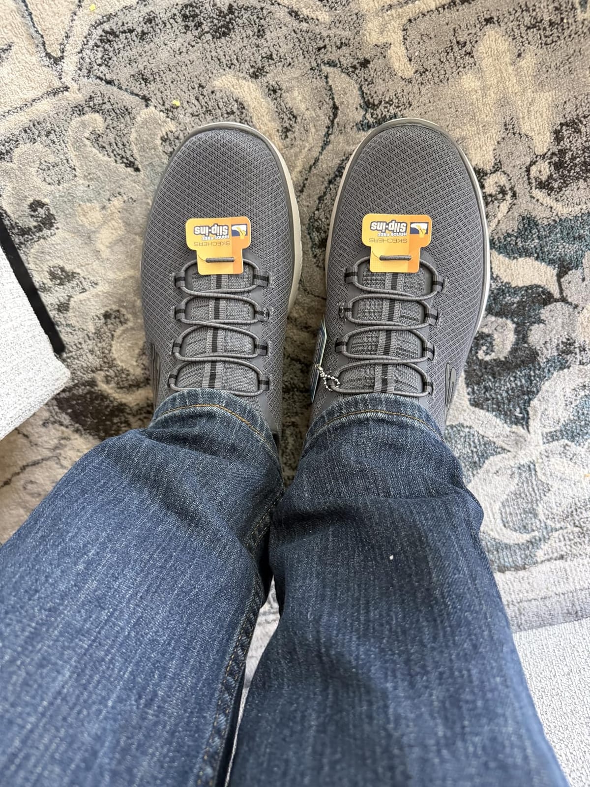 Skechers Men's Summits High Range Slip-in | Hands Free Slip-ins, Air-Cooled Memory Foam, Machine Washable, Vegan, Casual customer photo 1