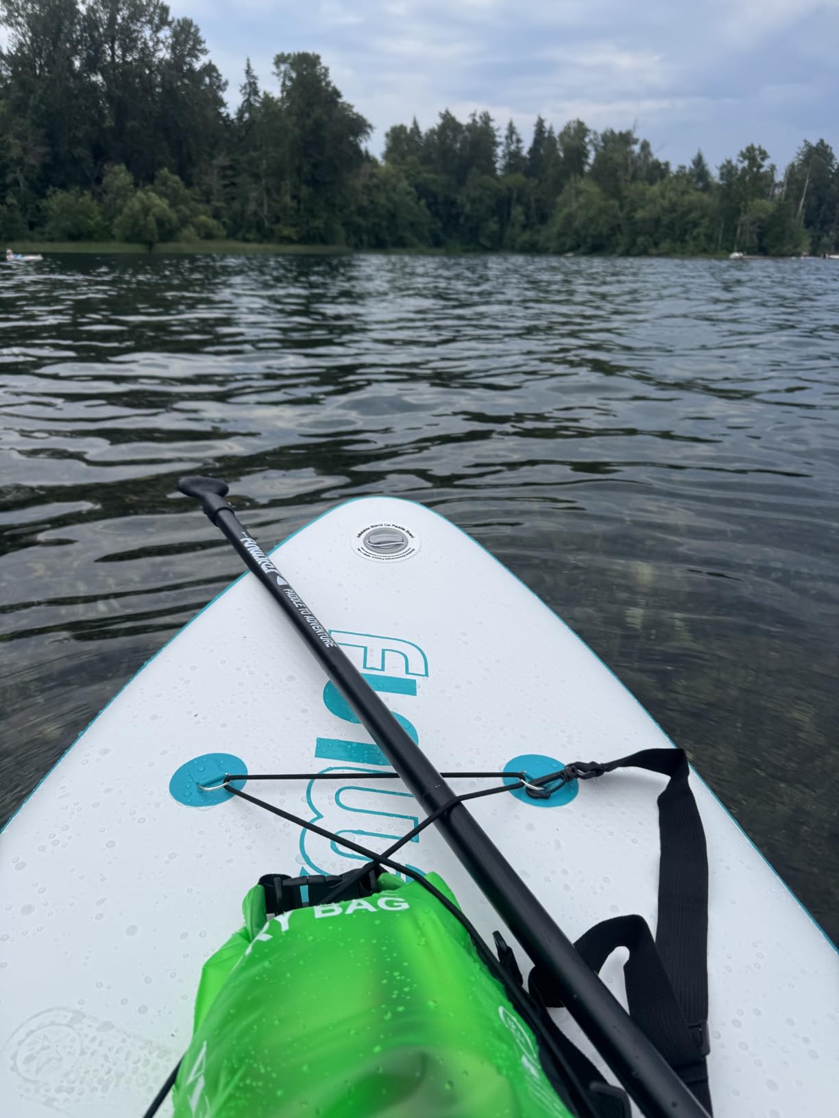 FunWater Inflatable Stand Up Paddle Board with Beginners SUP Accessories | 10'6'' SUP, Anti-Slip EVA Deck, Versatile Yoga/Big Fin Inflatable Paddle Boards for Adults & Youth customer photo 1