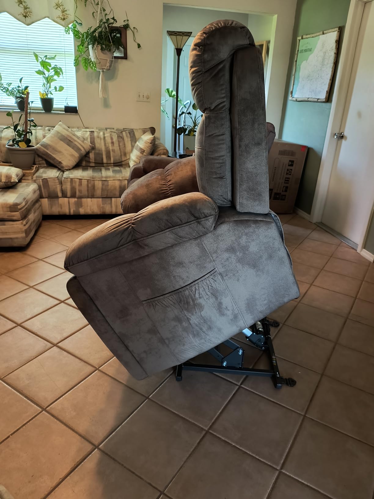 CANMOV Power Lift Recliner Chair with Massage & Heat for Big & Tall, Grey customer photo 2