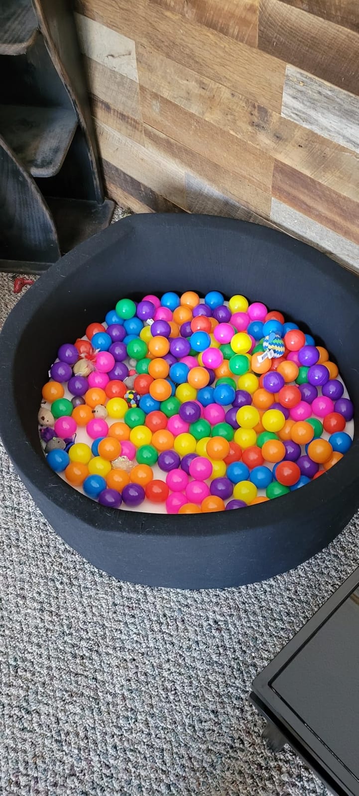 Zedachica Ball Pit for Toddlers 35.43''x11.81 Baby Ball Pits Soft Memory Foam Ball Pit Round Kids Ball Pit Indoor Game Kids Play Ball Pool Ideal Gift for Girls and Boys (Grey, NO Balls) customer photo 1