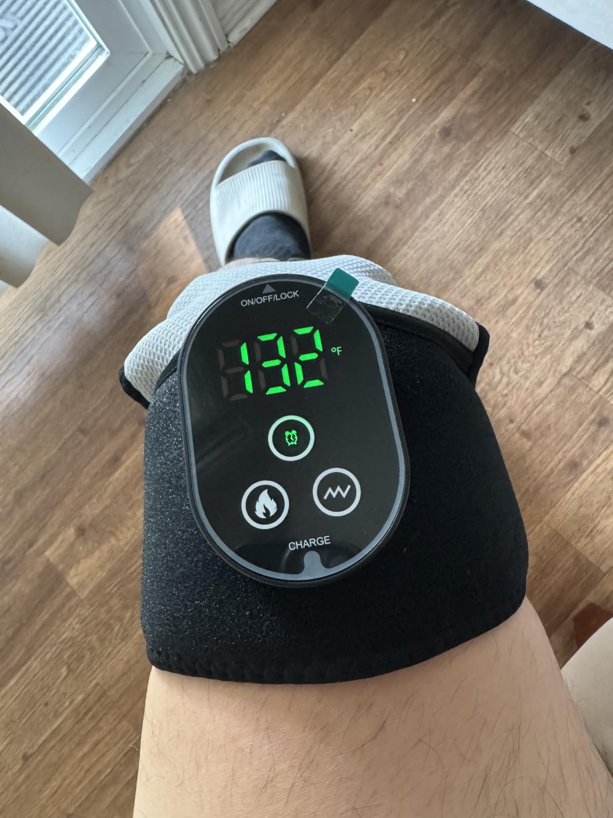 Heated Knee Massager, FSA Eligible 3-in-1 Elbow Shoulder Knee Heating Pad | Cordless Knee Massager for Comfort, Rechargeable Heat and Vibration Massager, 6 Heat Levels, 3 Massage Modes, 3 Timer customer photo 2
