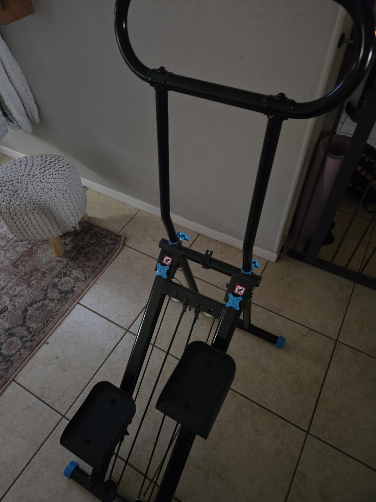 HXD-ERGO Stair Stepper for Home, New Version 6 Adjustable Resistance Vertical Climber Cardio Exercise Machine, Folding Stair Climber for Full Body Workout with Adjustable Handlebar customer photo 2