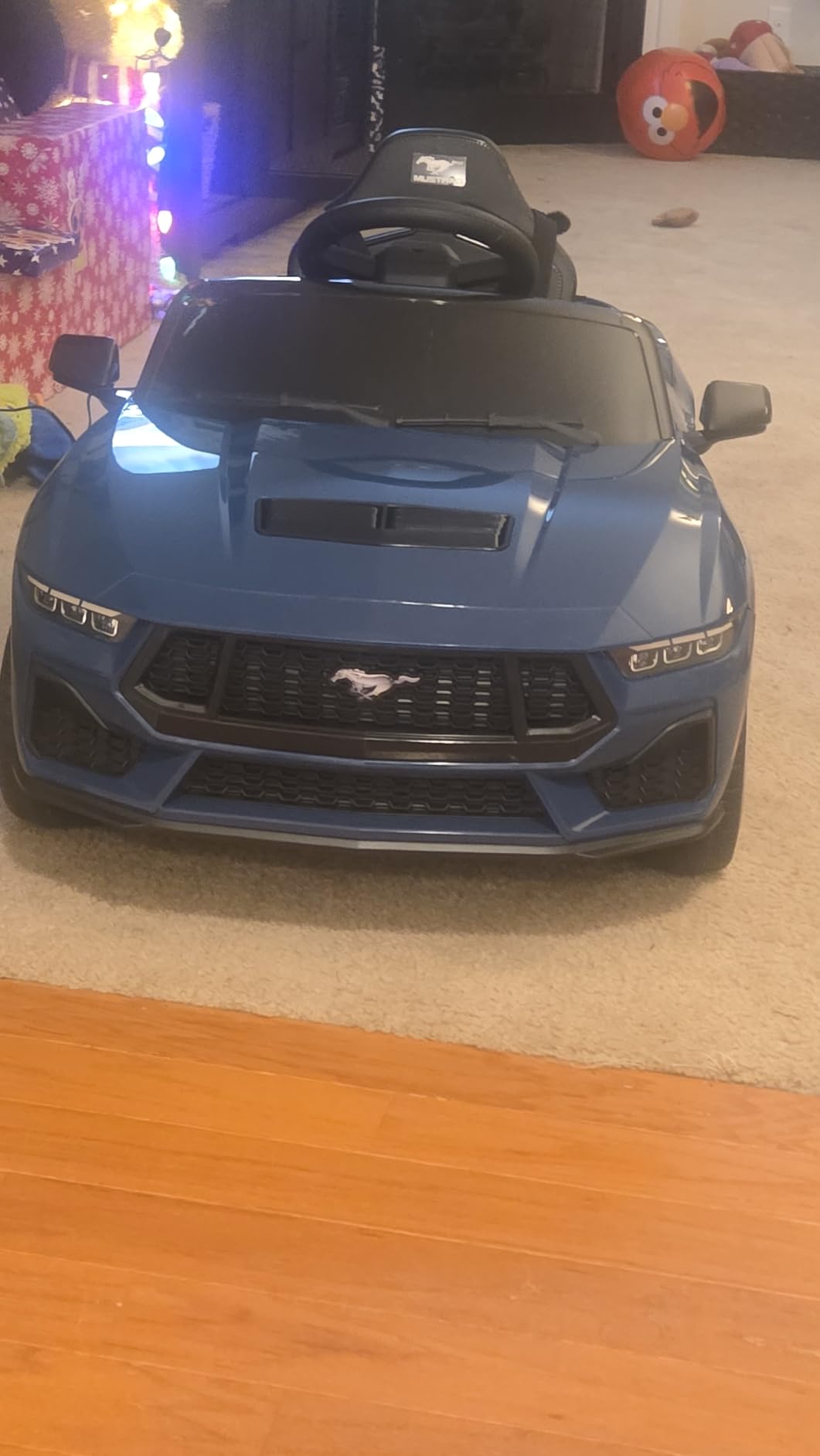 Best Choice Products Kids 12V Electric Ride On Car Officially Licensed Ford Mustang w/Parent Control, LED Lights, 2 Speeds, Bluetooth - Red customer photo 1