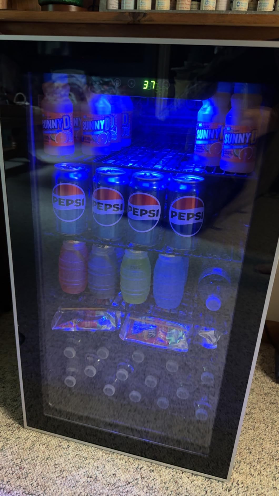 Electactic Mini Fridge 130 Can Beverage Refrigerator Cooler, 3.2 Cu.Ft Drink Fridge for Soda Wine Beer, Digital Temperature Control Cooler for Home, Dorm, Bar customer photo 1