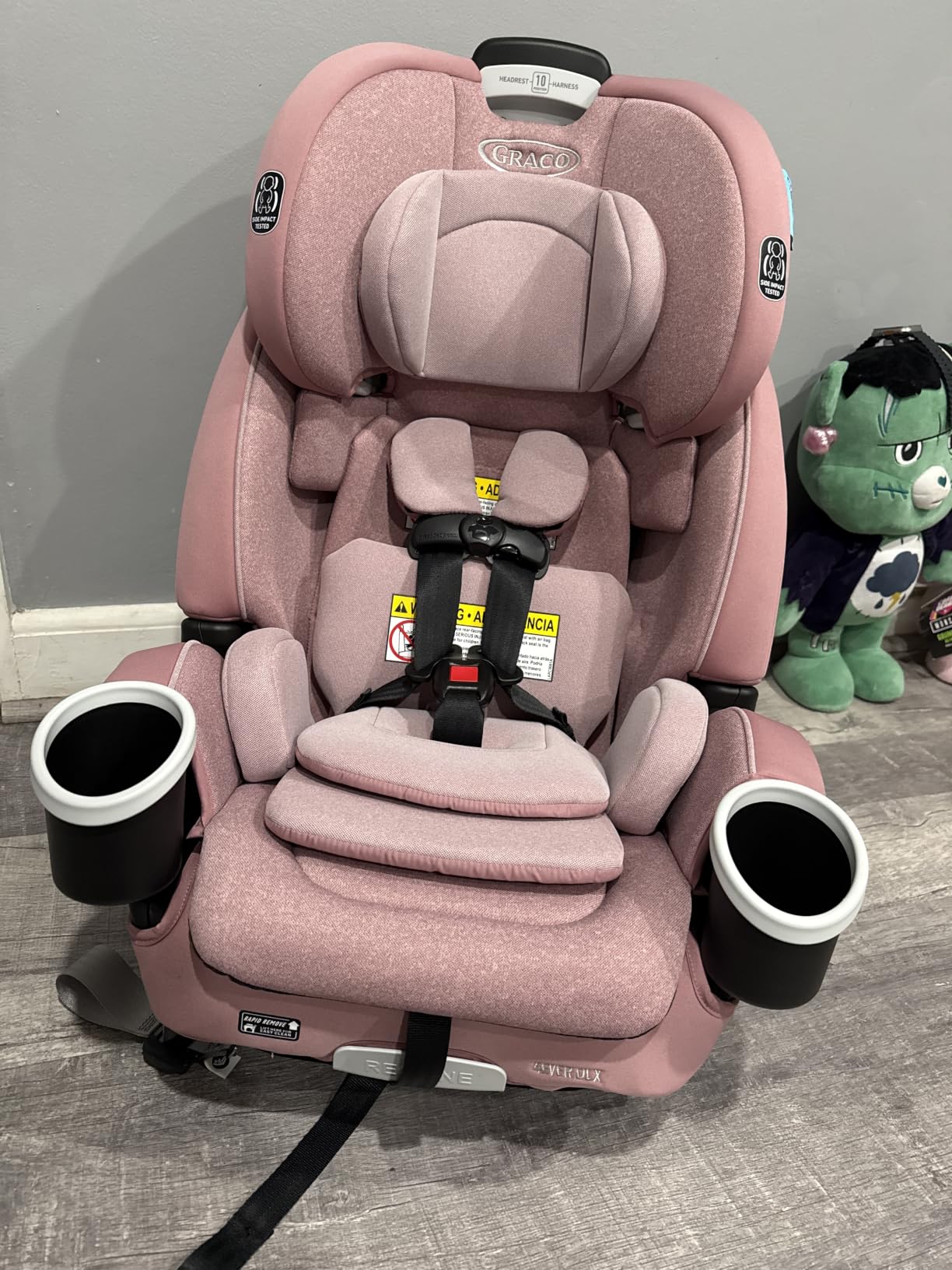 Graco 4Ever DLX 4-in-1 Convertible Car Seat, 10 Years of Use Infant to Toddler, Rear-Facing, Forward-Facing, Highback Booster, and Backless Booster (Maddox) customer photo 2