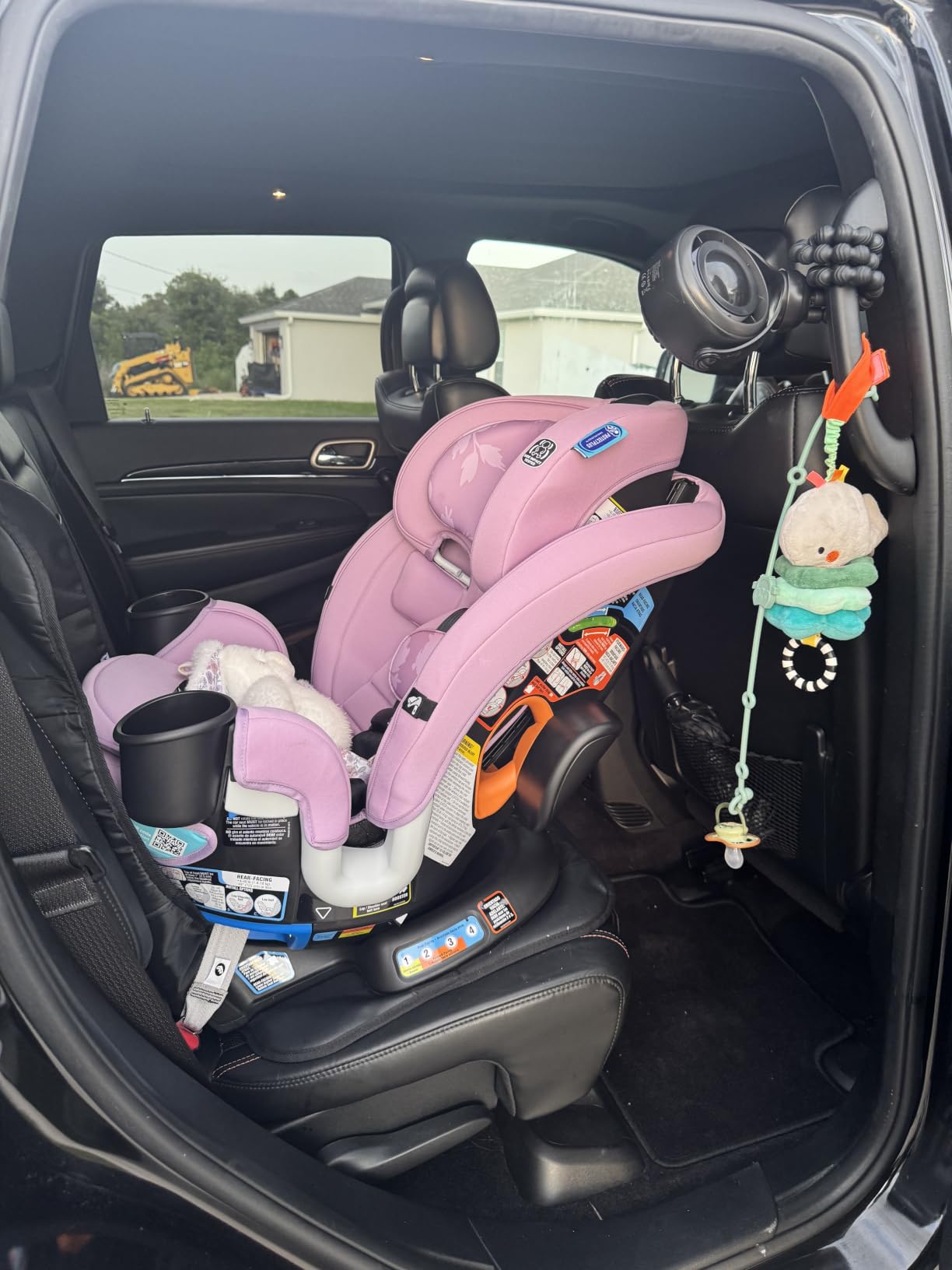 Graco Turn2Me 3-in-1 Rotating Convertible Car Seat, Brighton, Rear-Facing Rotation Only, Forward-Facing Mode, Highback Booster Up to 100 lbs, Adjustable Headrest & Harness, Steel Reinforced Frame customer photo 2
