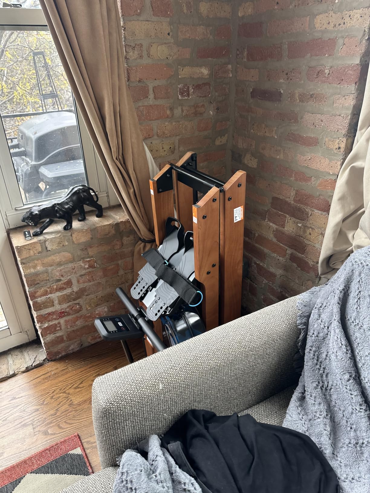 MERACH Water Rowing Machines for Home, Foldable Row Machine customer photo 1
