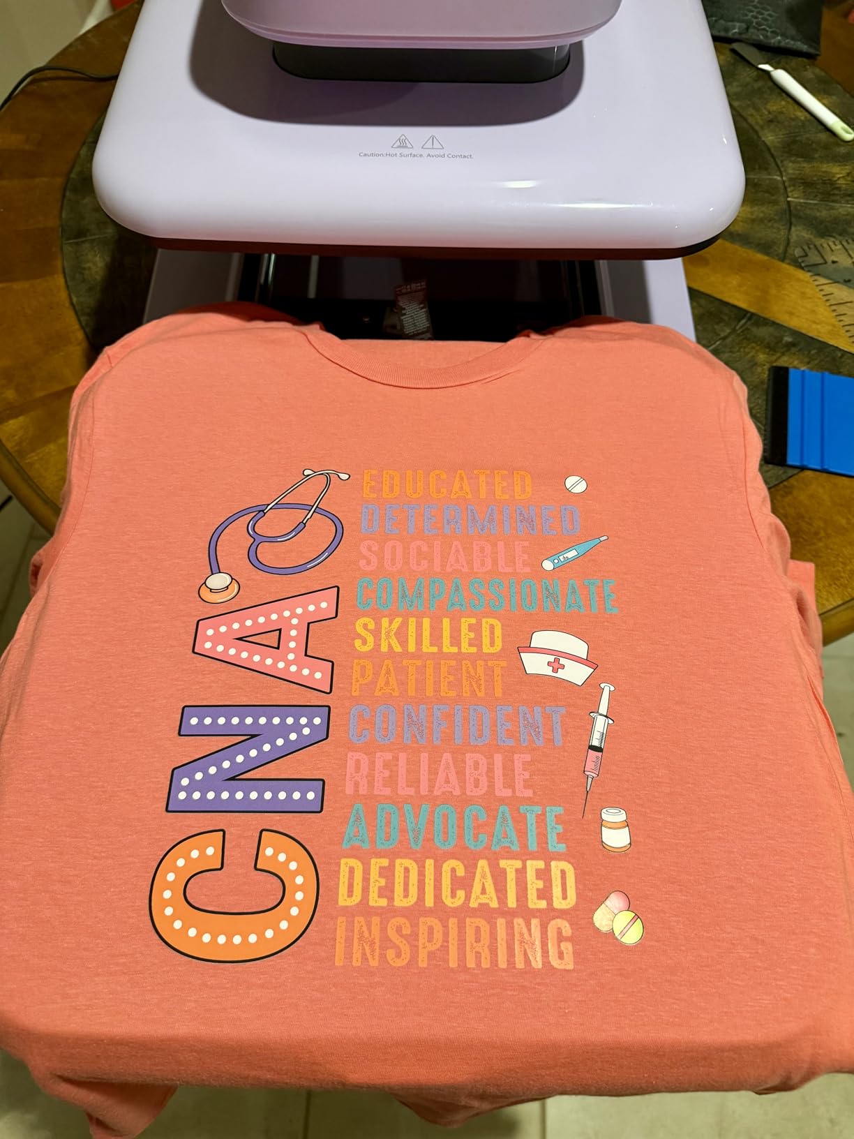 HTVRONT Auto Heat Press 2 - Heat Press Machine for T Shirts with Adjustable Pressure & Higher Heating Height, Heats Up Fast & Evenly Heat Press 15x15 for HTV, Sublimation, Heat Transfer Projects customer photo 2