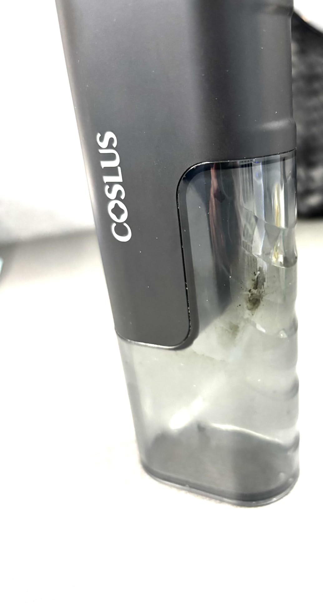 COSLUS T40 Mini Water Flosser for Travel, Portable Compact Design | Cordless Oral Irrigator, Built-in Tip Storage, 4 Modes for Braces, Orthodontic, Sensitive Teeth, On-the-Go Use, Black customer photo 1
